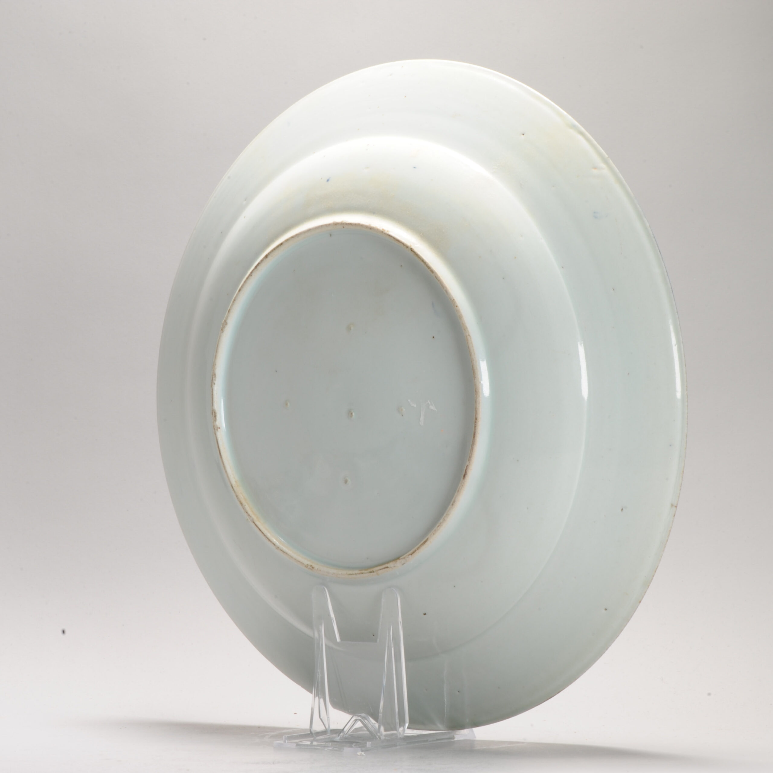 Antique Edo period Ca 1680-1700 Japanese Porcelain Plate Arita Kraak Dish - Image 6