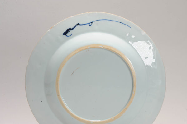 A Chinese Export Porcelain Blue White Dish MADAME DE POMPADOUR Qianlong Period - Image 7