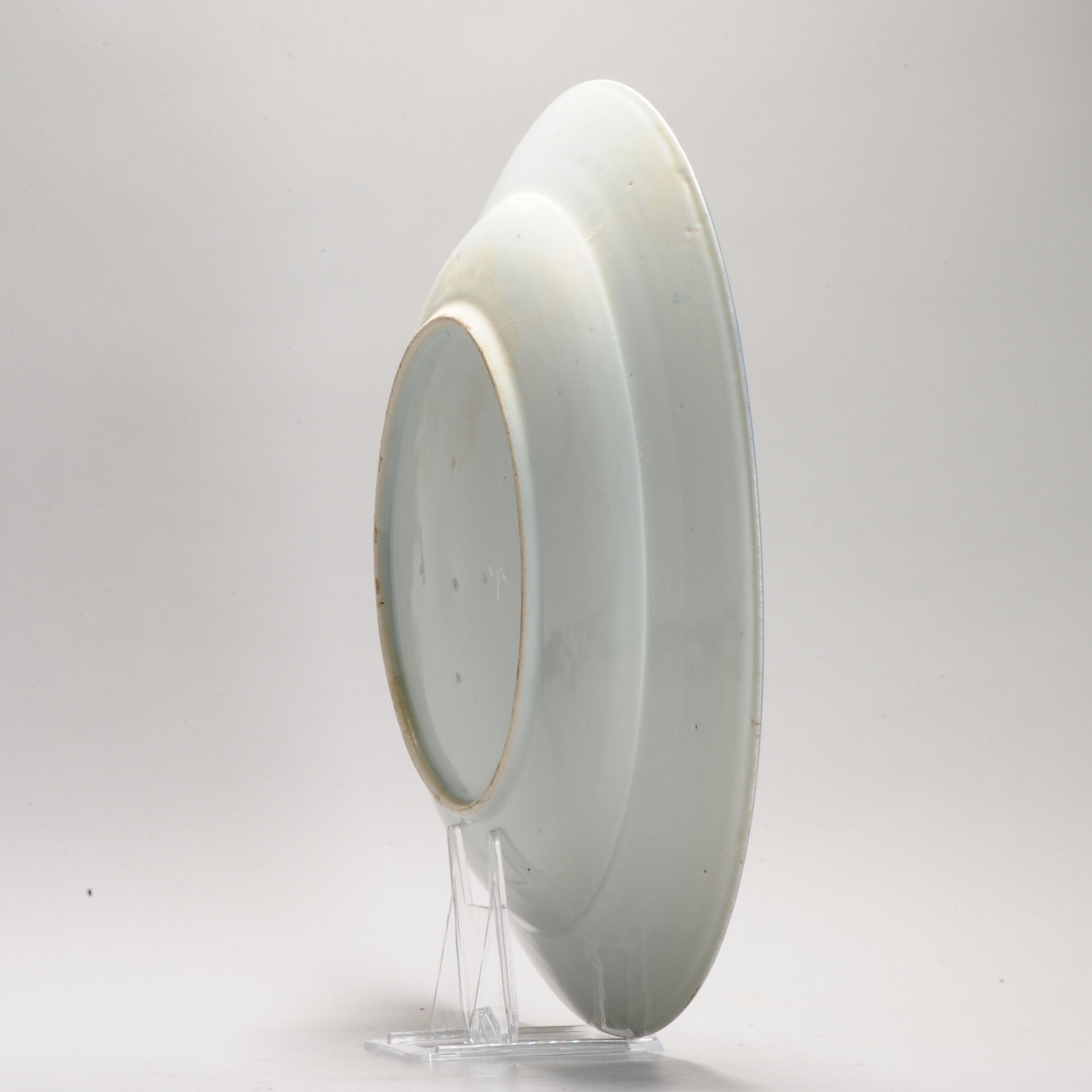 Antique Edo period Ca 1680-1700 Japanese Porcelain Plate Arita Kraak Dish - Image 5