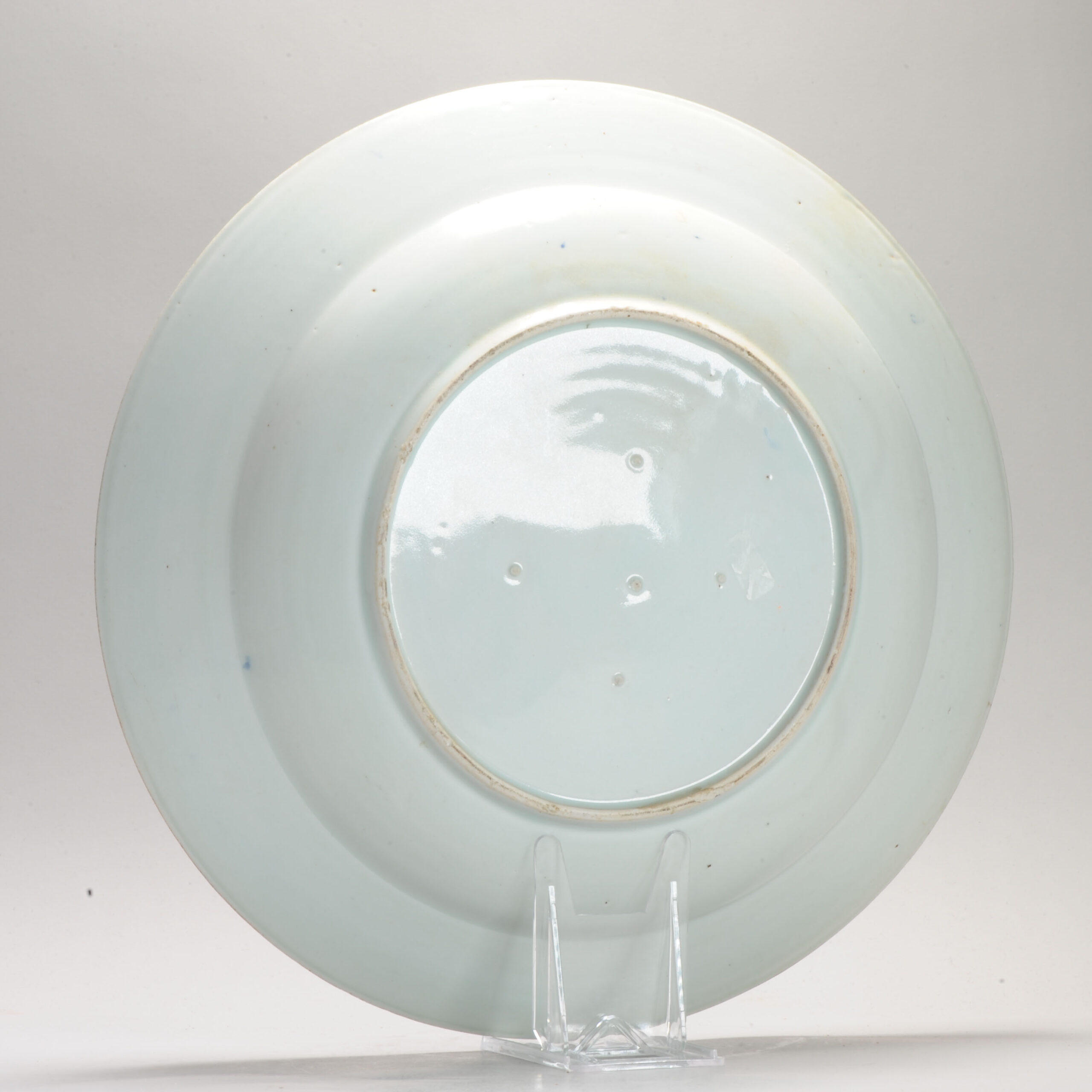 Antique Edo period Ca 1680-1700 Japanese Porcelain Plate Arita Kraak Dish - Image 8