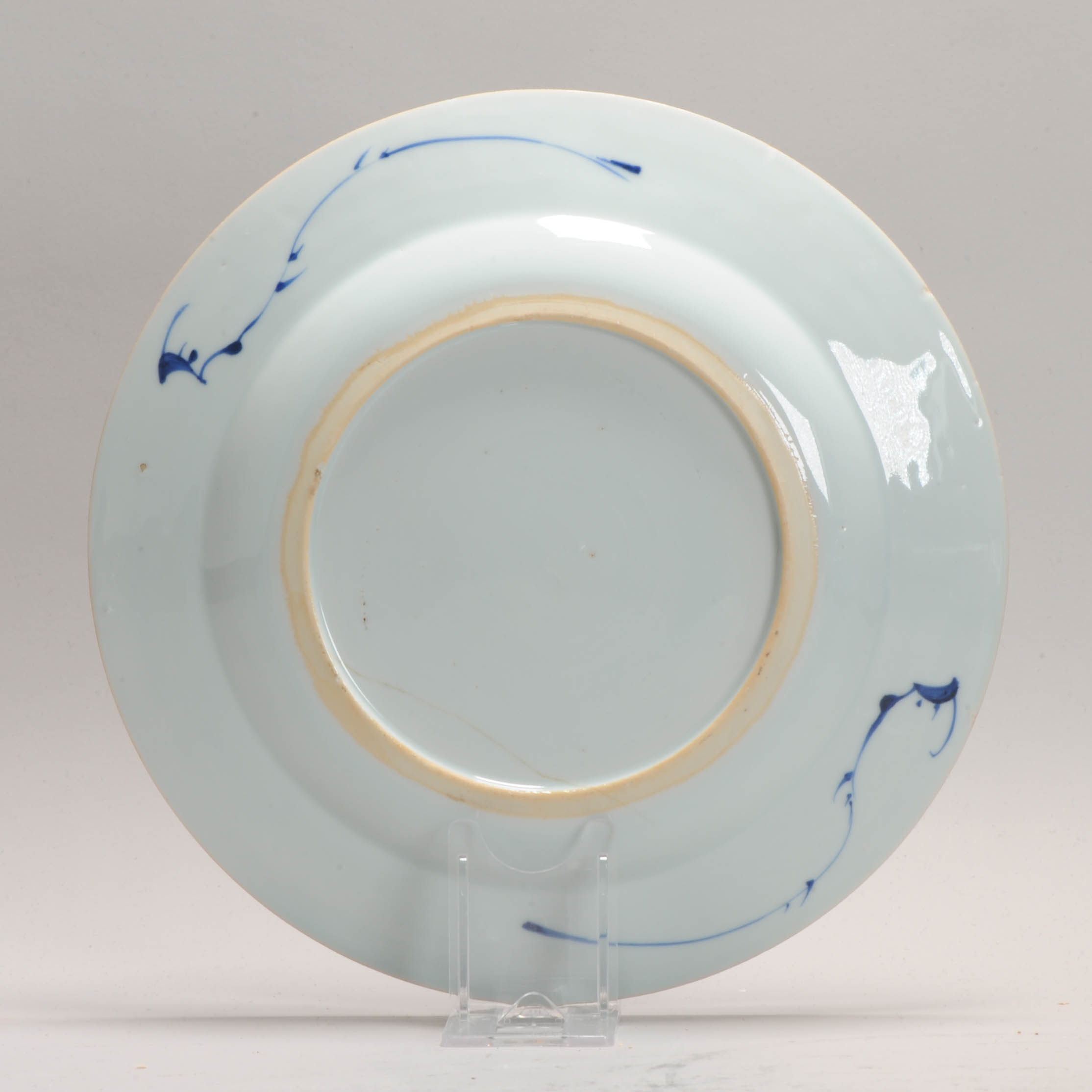 A Chinese Export Porcelain Blue White Dish MADAME DE POMPADOUR Qianlong Period