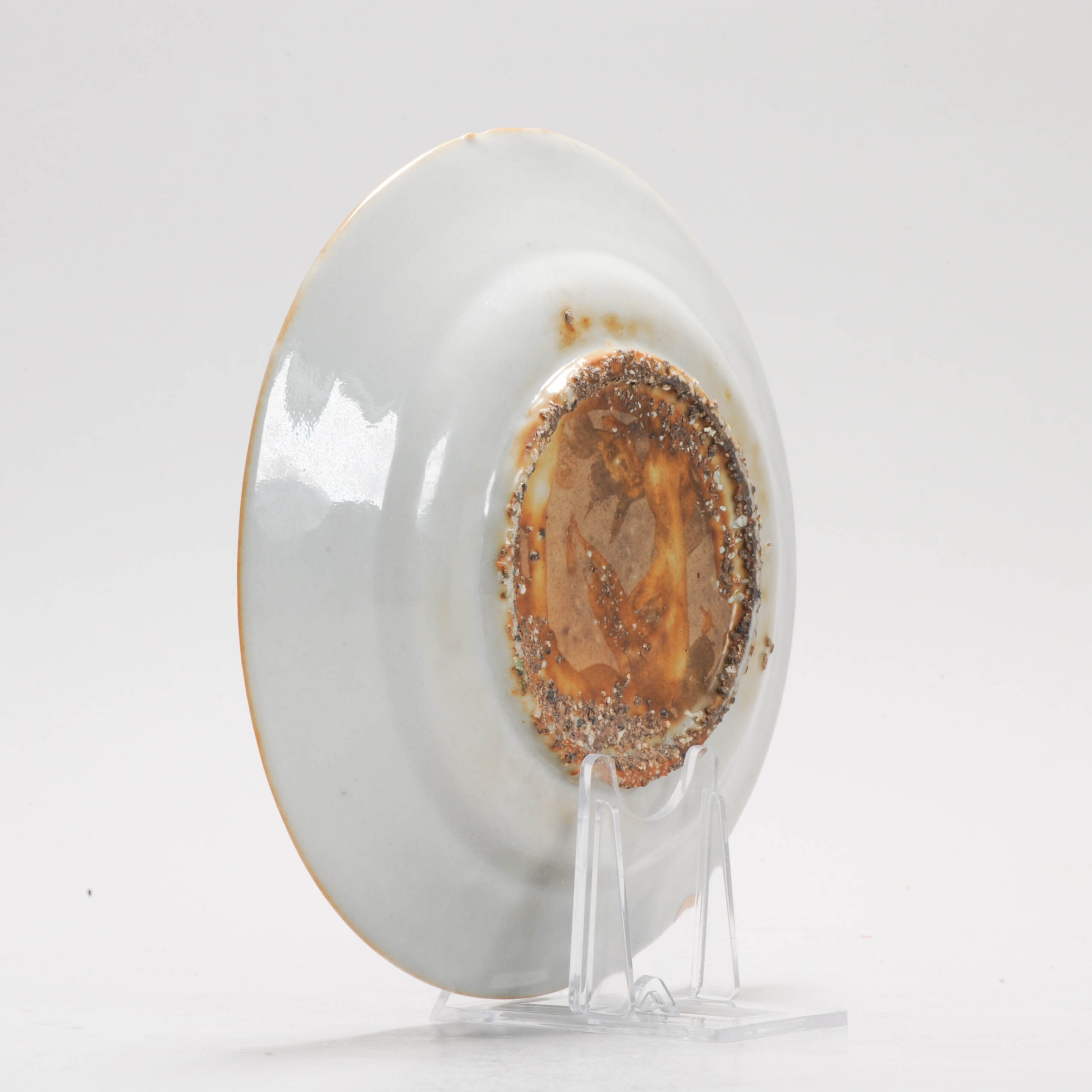 Antique Chinese 16/17C Chinese Porcelain Dish Swatow Fish Dragon Enamel China - Image 9