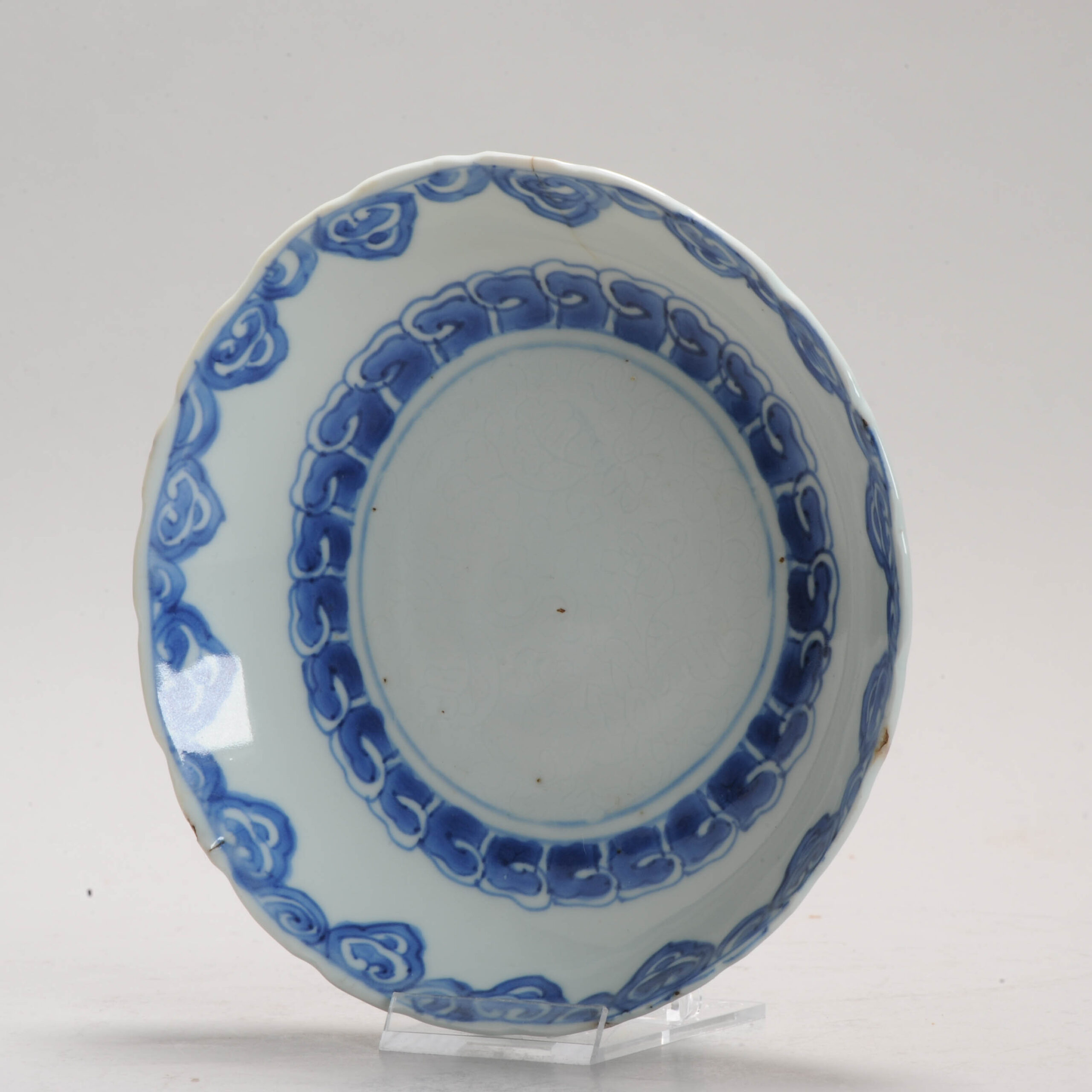 Antique Chinese Porcelain Ming Ruyi Ca 1600-1640 Tianqi Chongzhen Anhua Engraving - Image 12