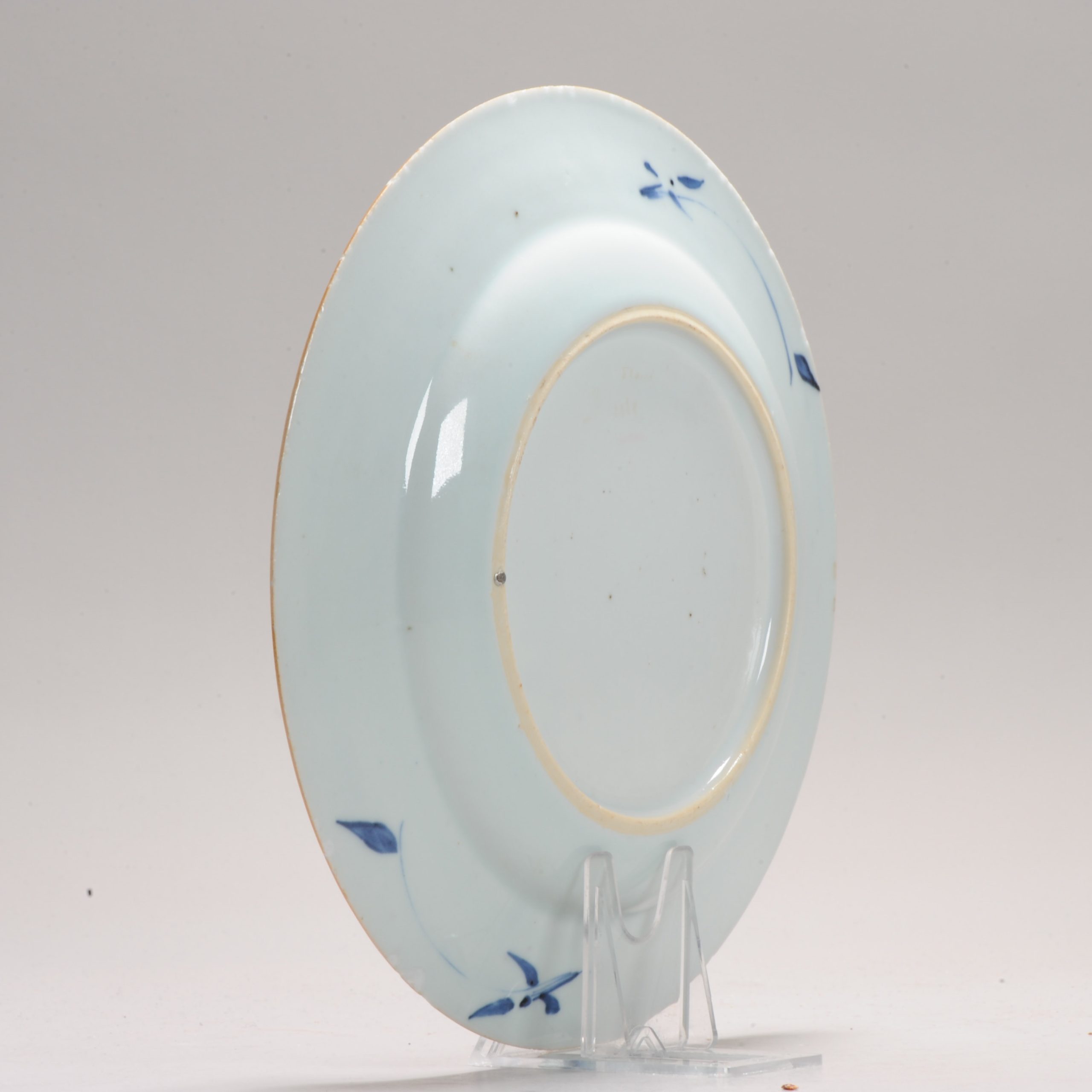 Antique Plate 18th Century Chinese Porcelain Blue and White Plate Kangxi Period - Image 9