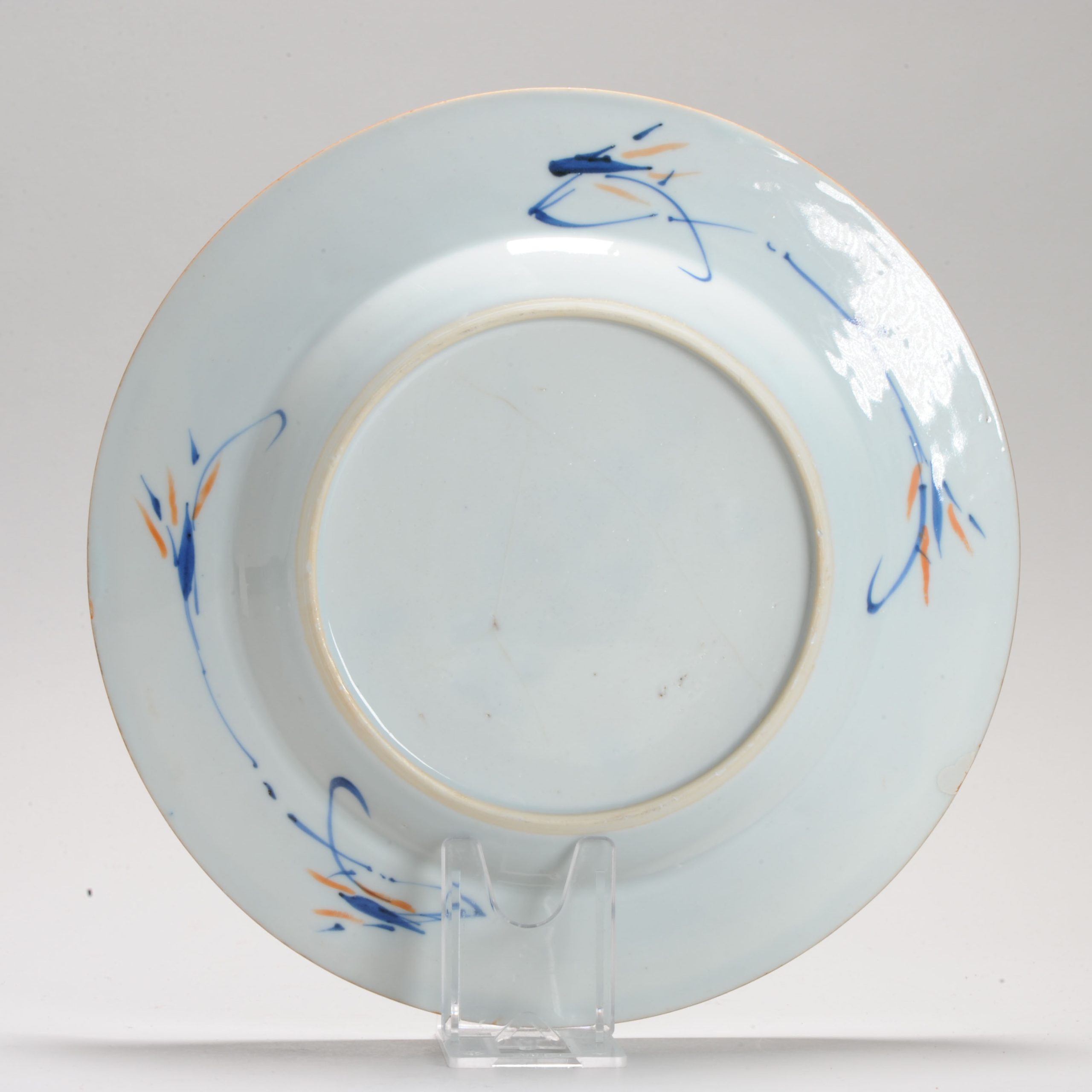 Antique Imari Chinese Plate 18th Flower Buddhist flowers Chinese Porcelain Kangxi Period - Image 7