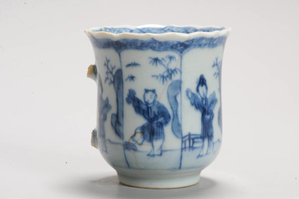 A Chinese Porcelain Qianlong period Blue and White Tea cup Antique - Image 4