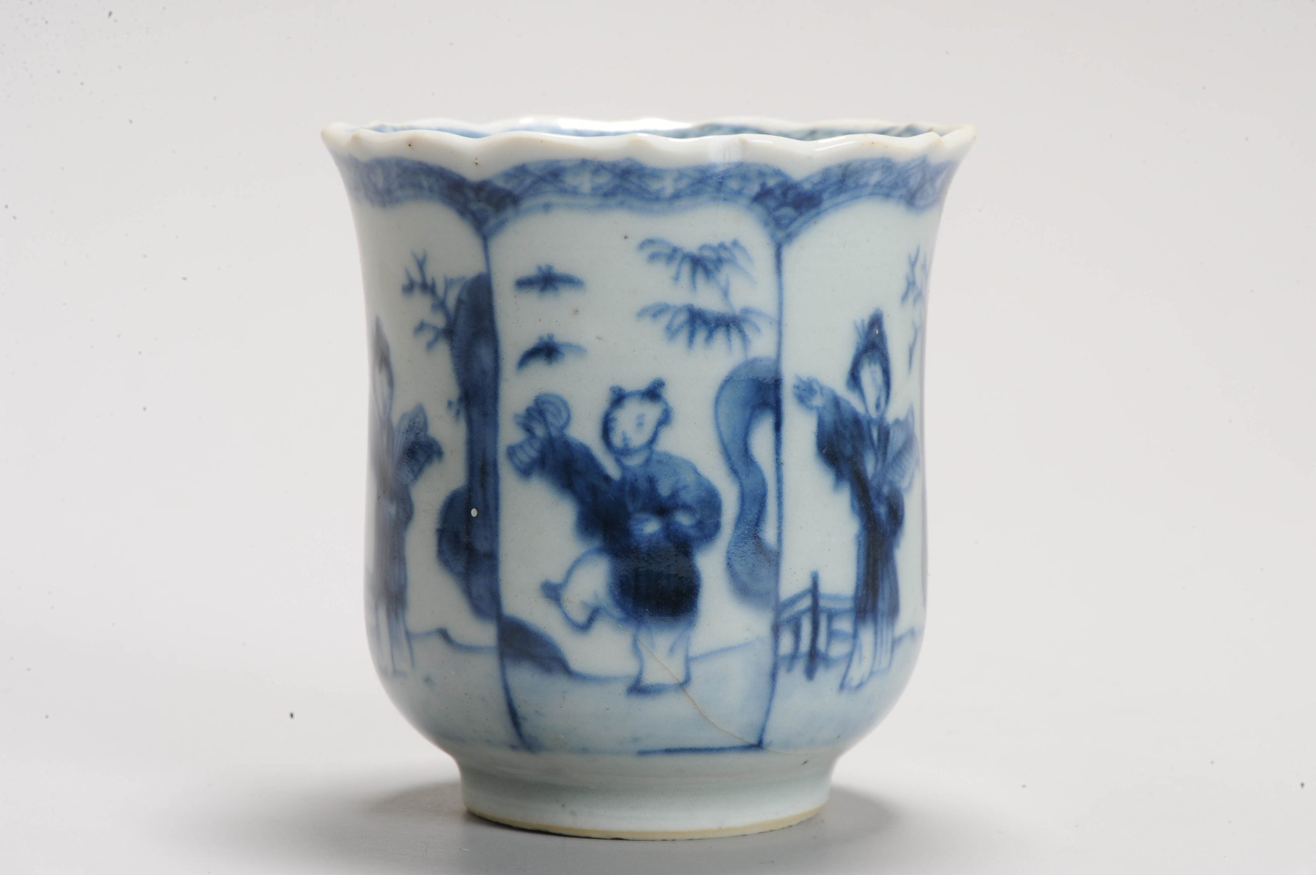 A Chinese Porcelain Qianlong period Blue and White Tea cup Antique - Image 11