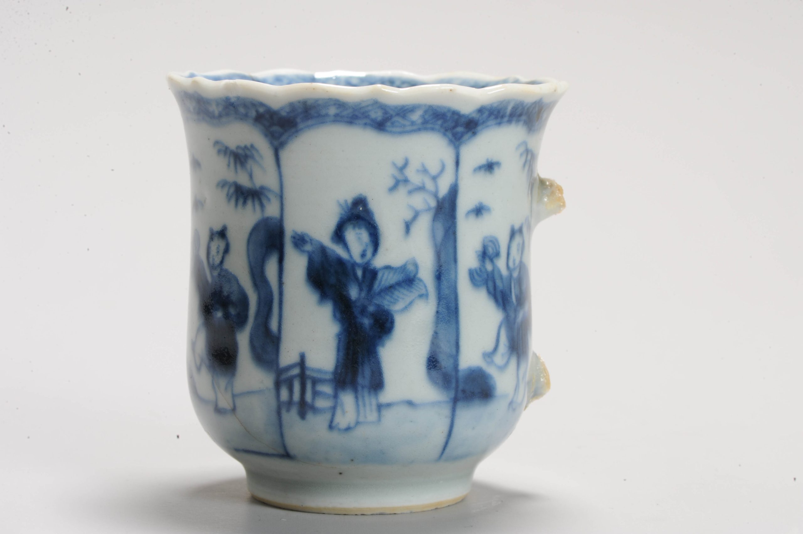 A Chinese Porcelain Qianlong period Blue and White Tea cup Antique - Image 9