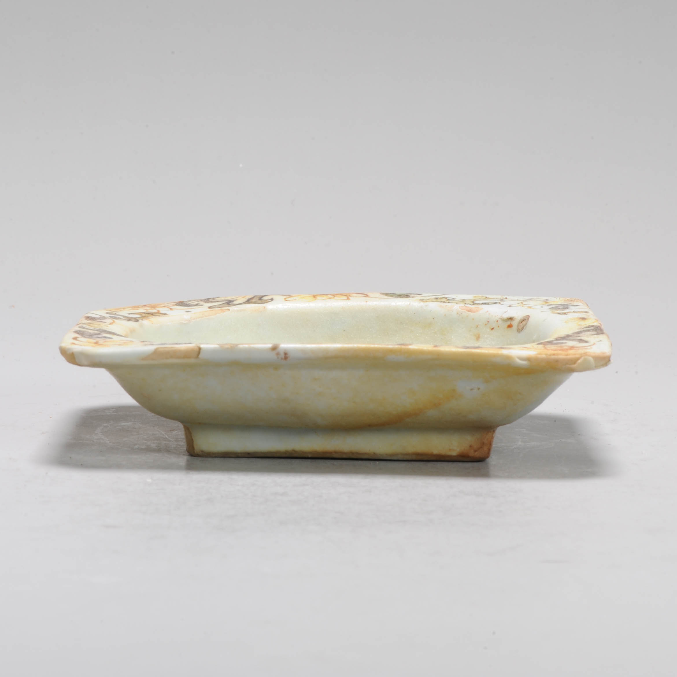 Antique 17C Ko Akae Dish Chinese porcelain Wucai Tianqi Chongzhen BIRD - Image 4