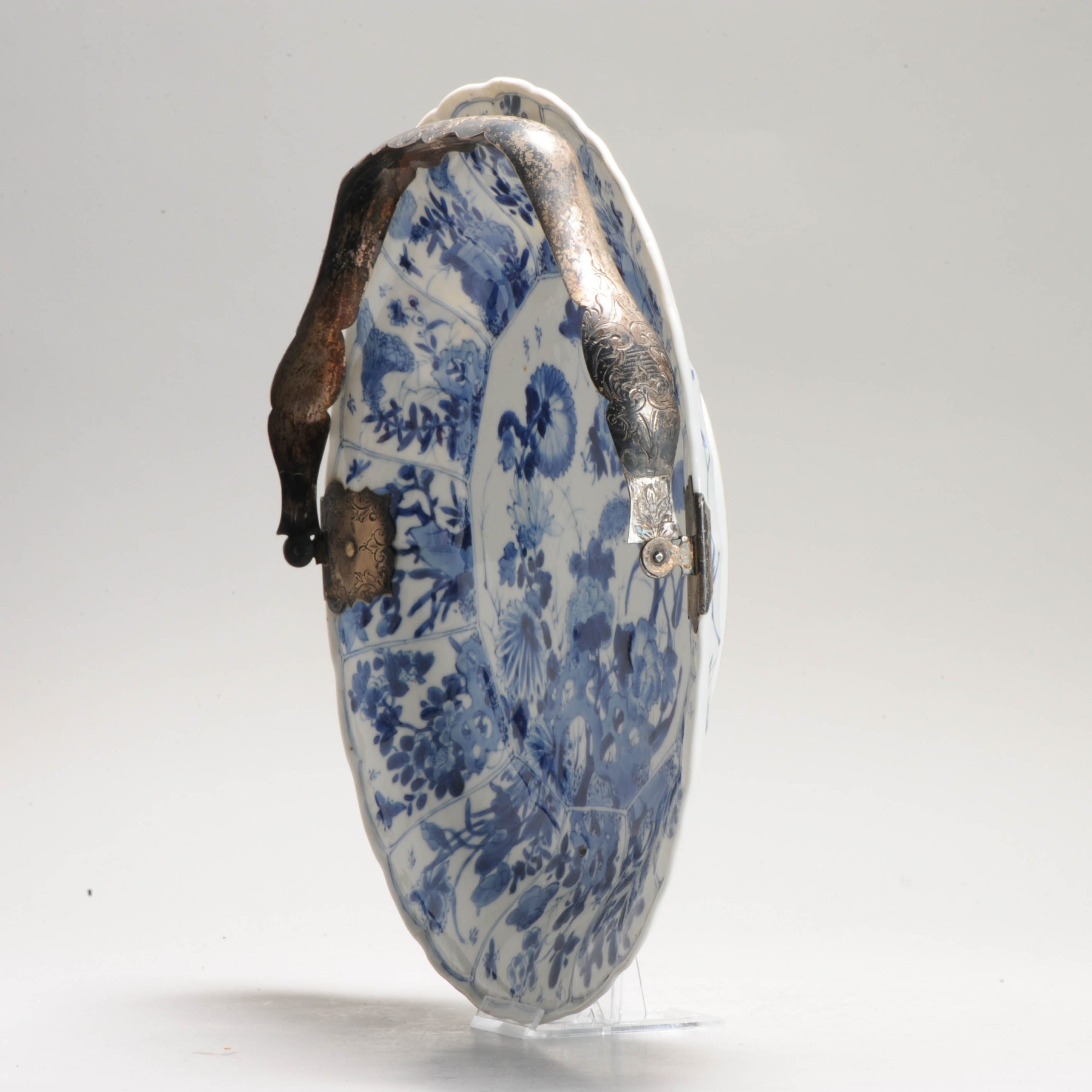 29CM Antique Chinese Porcelain Ca 1700 Kangxi period Period Plate Chenghua Marked - Image 11