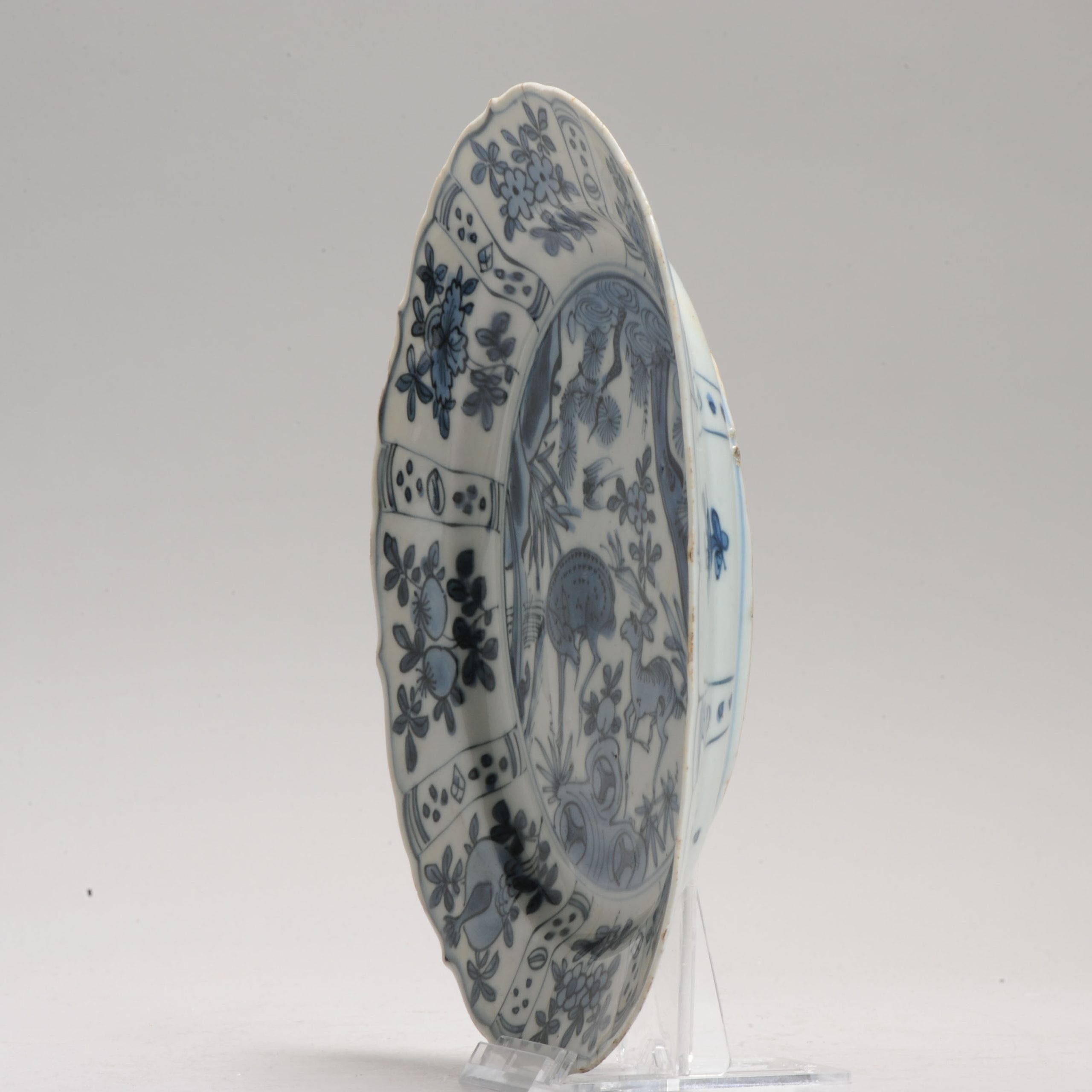 Antique Ming Period Chinese Porcelain Kraak two deer plate China Wanli - Image 11