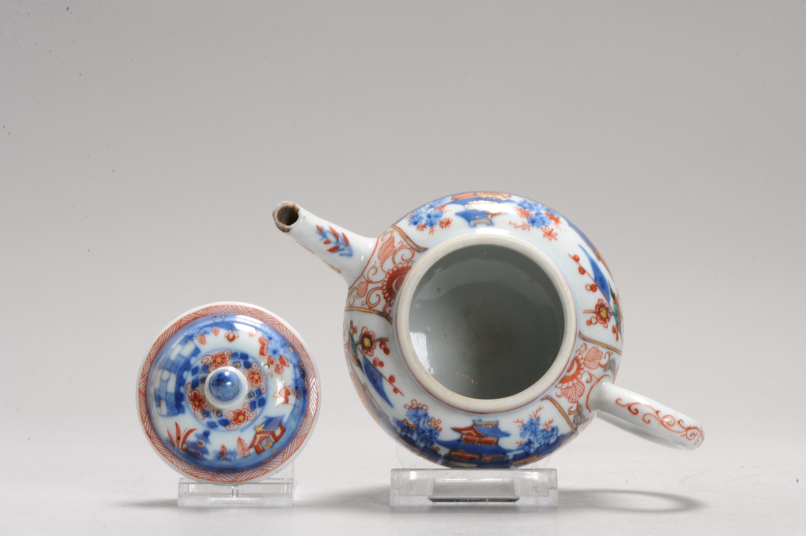 Antique 18C Chinese Porcelain Kangxi Teapot Redecorated Amsterdam Bont - Image 14