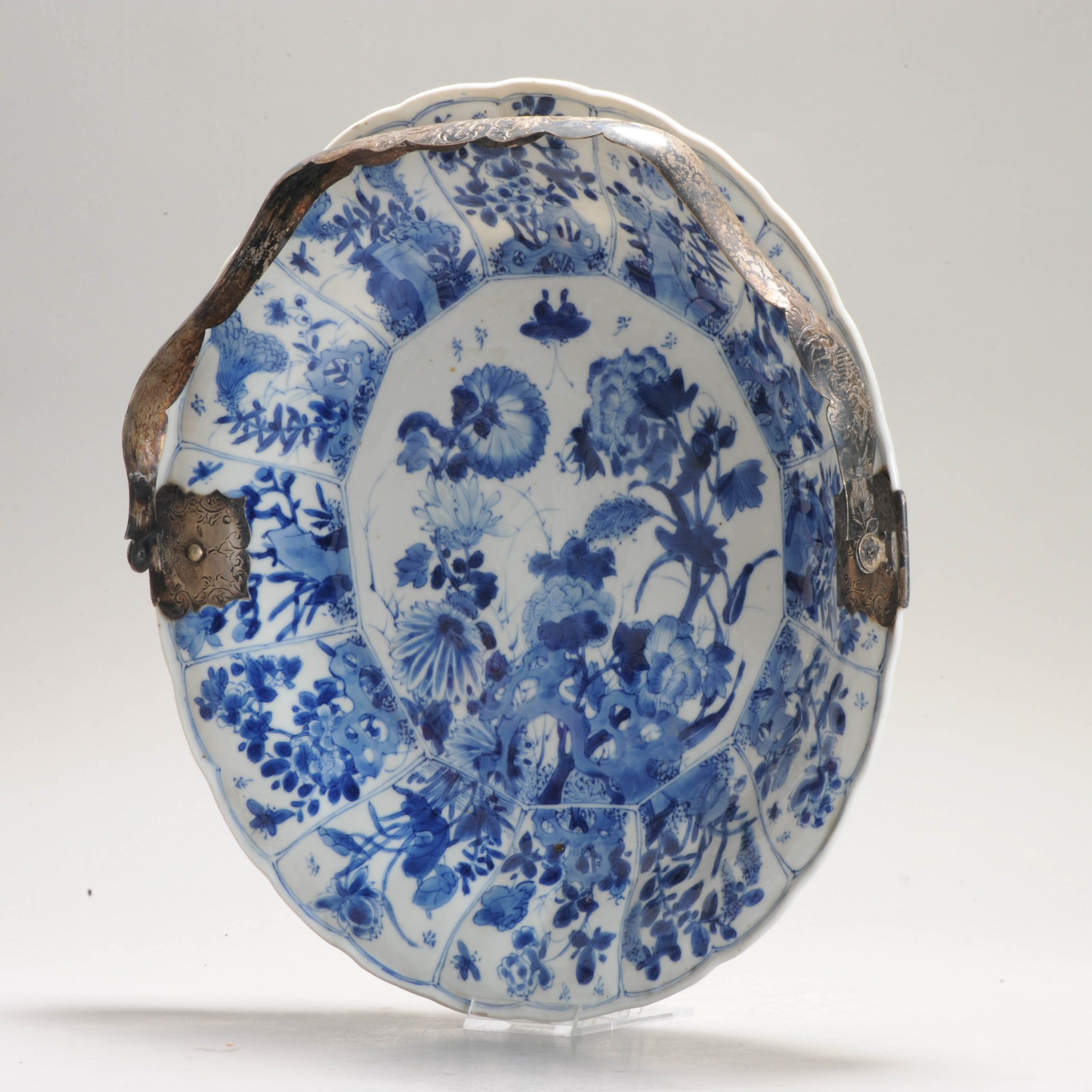 29CM Antique Chinese Porcelain Ca 1700 Kangxi period Period Plate Chenghua Marked - Image 12
