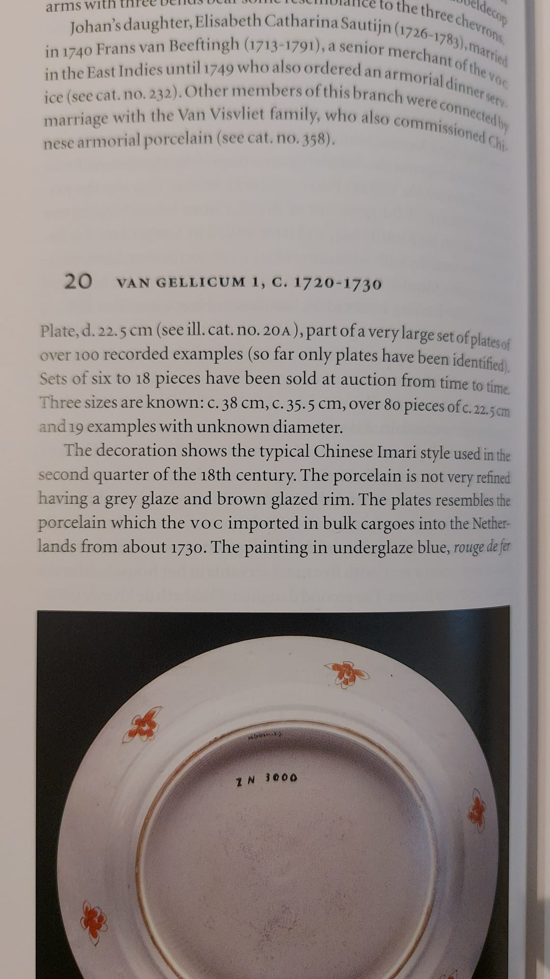 1720-1730 Imari Armorial Chinese Porcelain Plate Van Gellicum Kangxi Period - Image 8