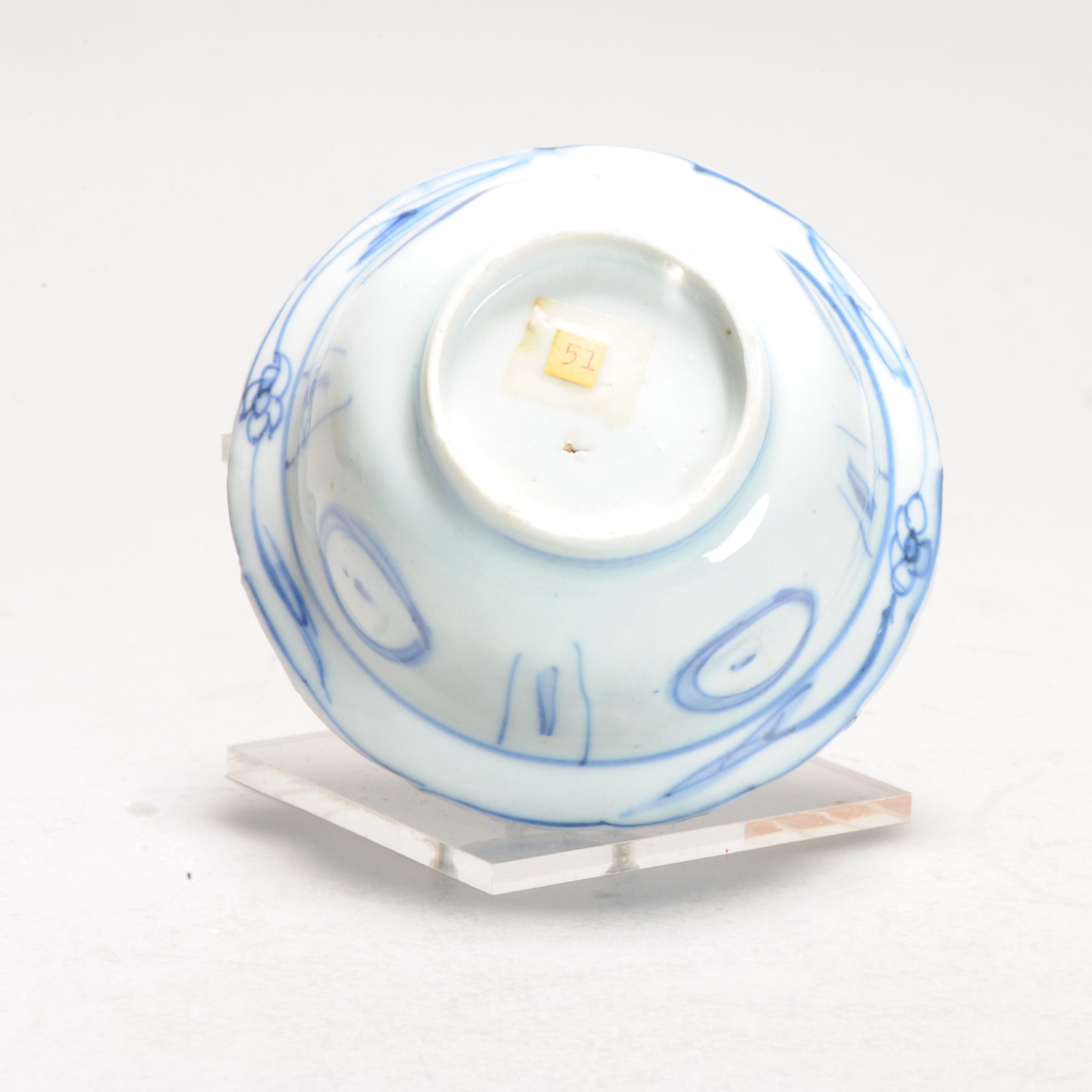Antique Ming Period Chinese Porcelain Kraak Miniature Klapmuts Xieyi Landscape - Image 3