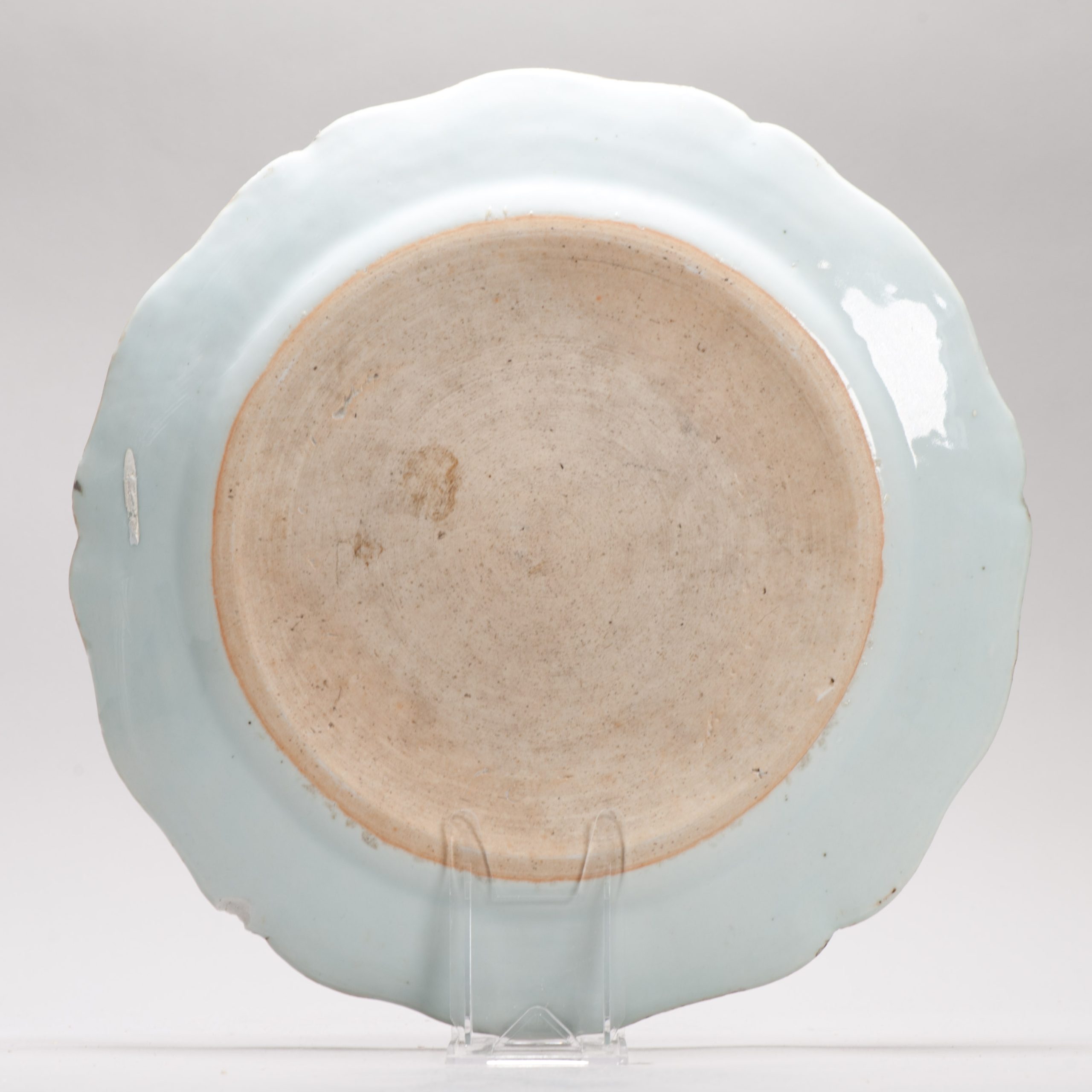 High Quality Antique Chinese Porcelain Dish 18C Landscape Bird Flower - Image 17