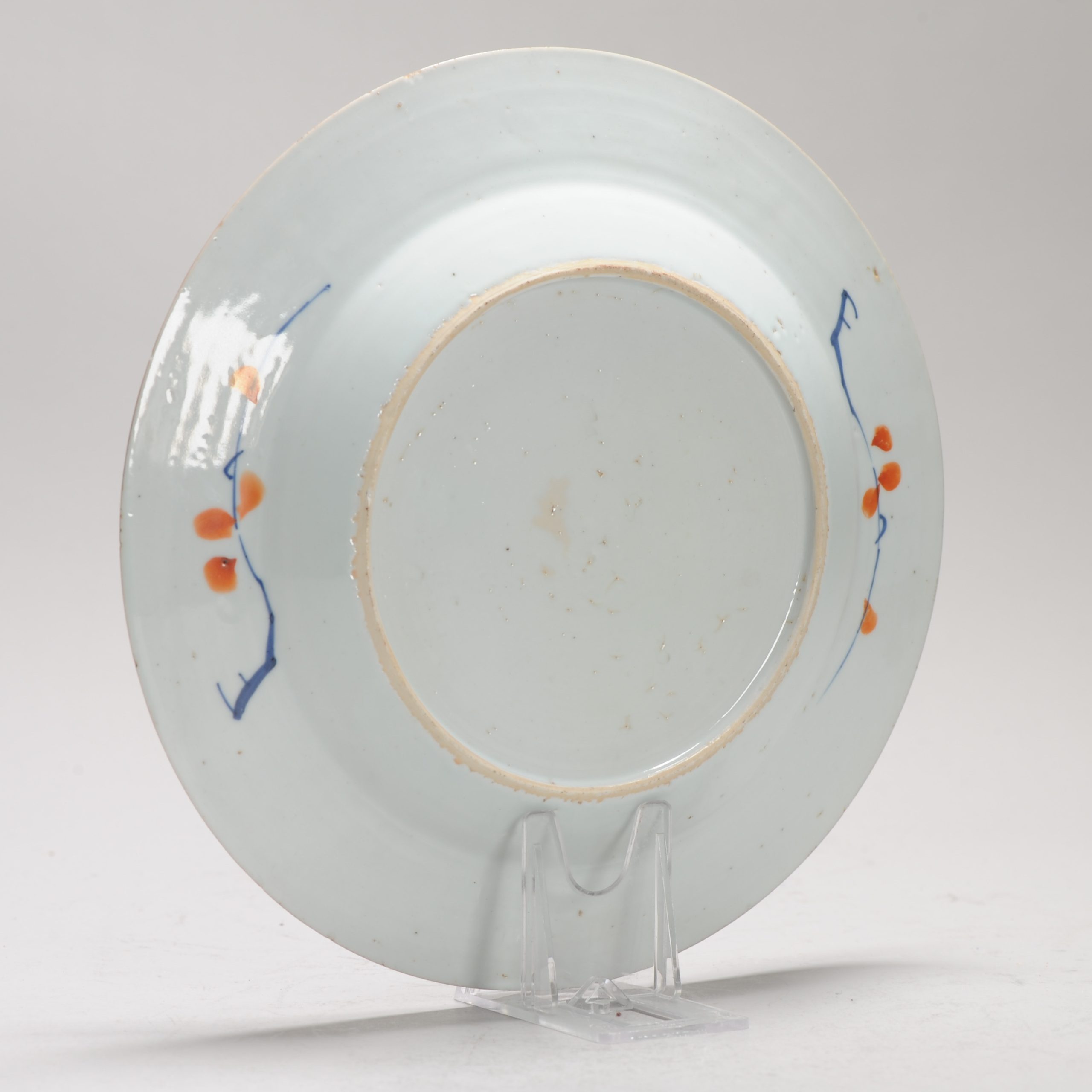 A Chinese Porcelain Kangxi period Imari Flower GoldFish Plate Dish Antique - Image 13