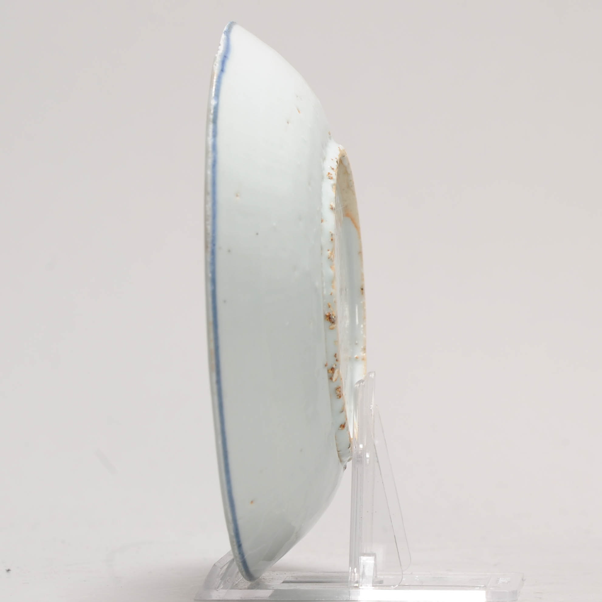 Lovely 16C Chinese Porcelain Ming Period Shallow Dish Dragon Chilong - Image 5