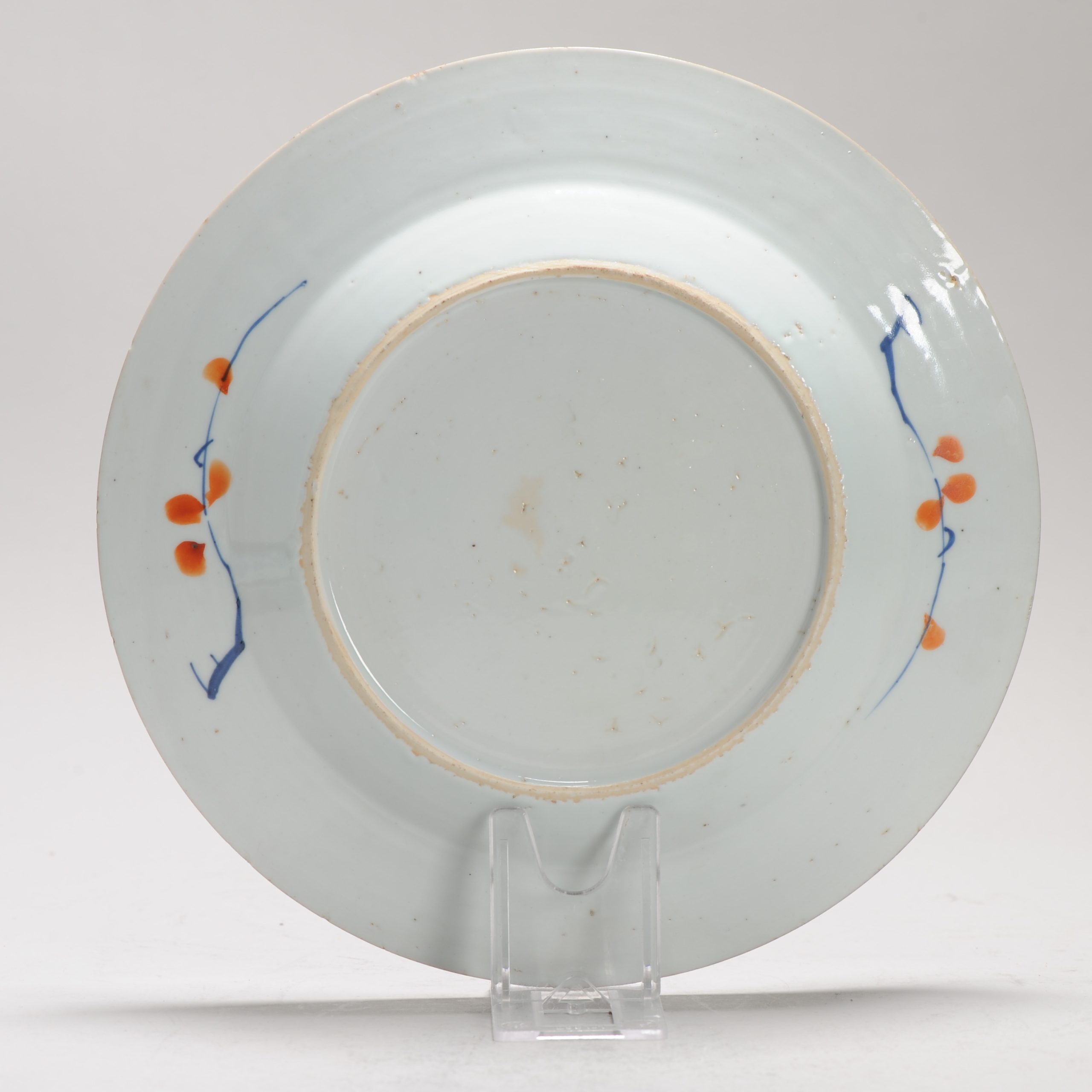 A Chinese Porcelain Kangxi period Imari Flower GoldFish Plate Dish Antique - Image 12