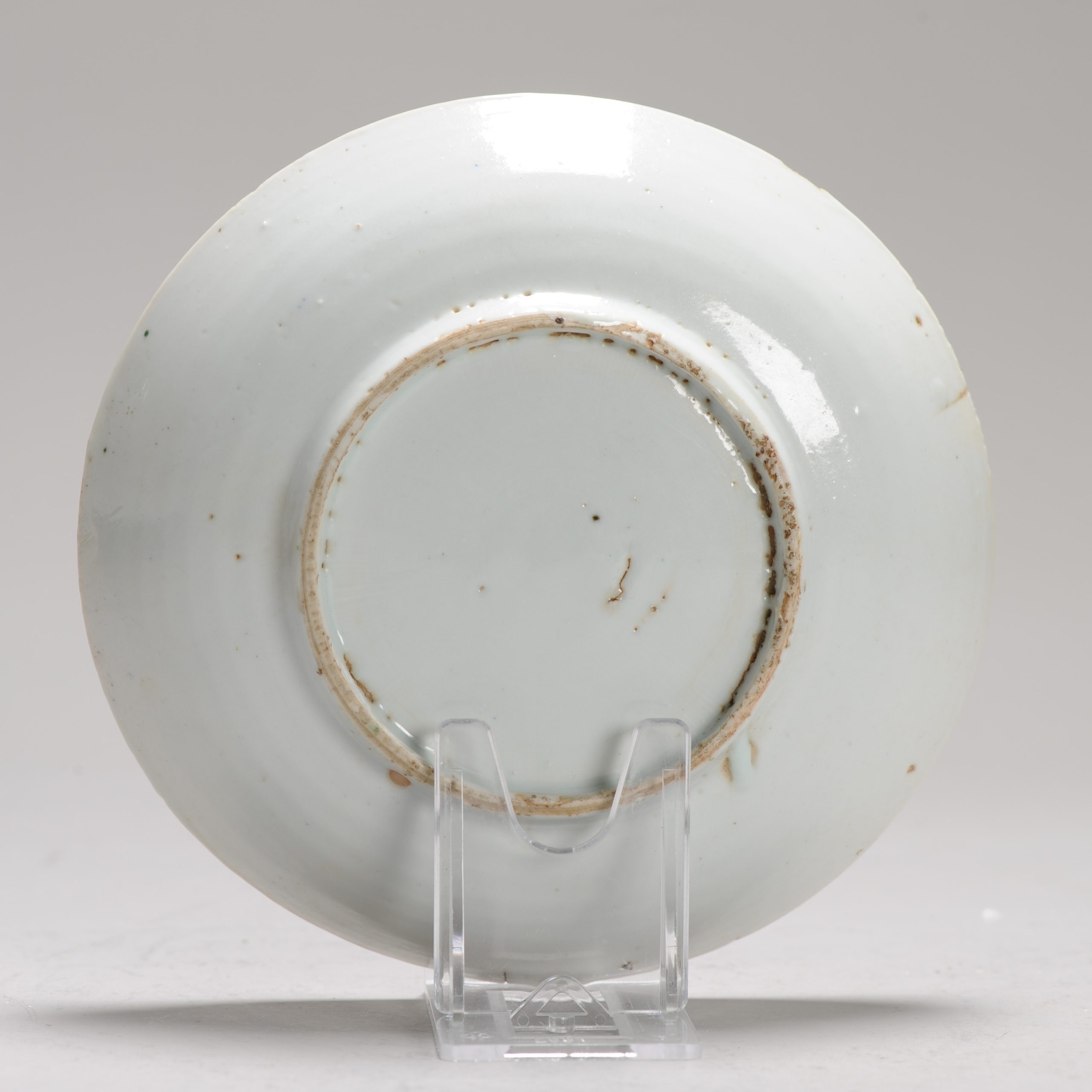 17c Ming Antique Chinese Porcelain Dish Famille Verte Lotus Flowers Floral - Image 7