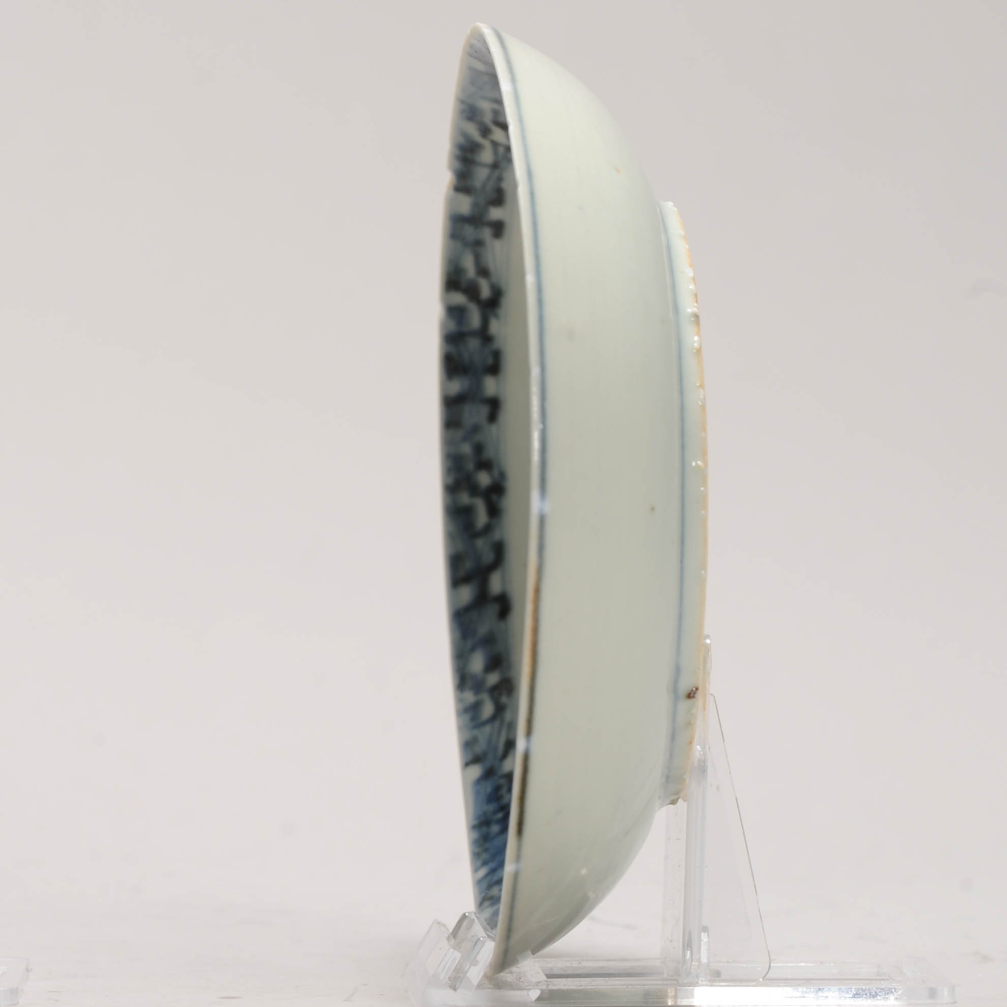 Lovely 16C Chinese Porcelain Ming Period Shallow Dish Dragon Chilong - Image 5