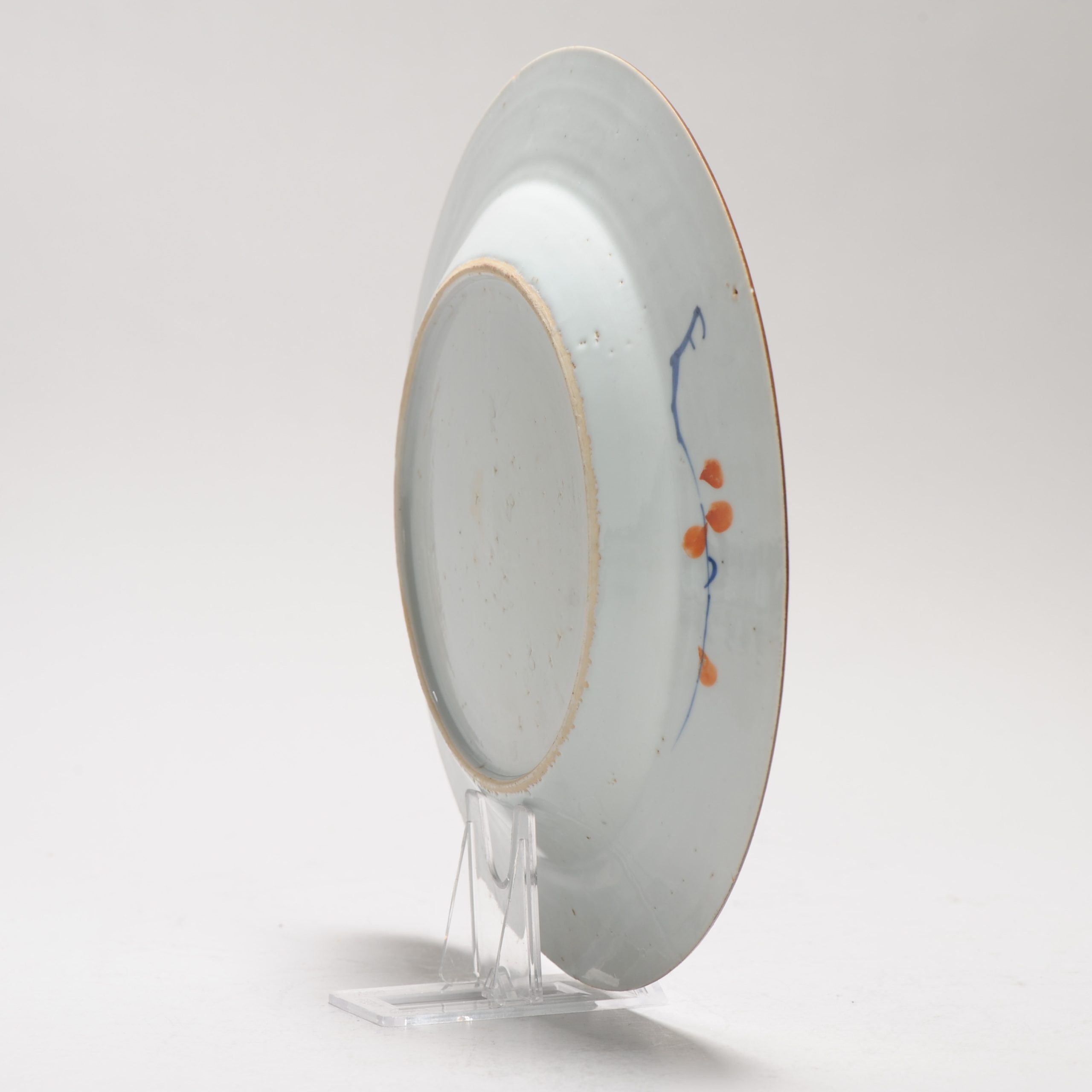A Chinese Porcelain Kangxi period Imari Flower GoldFish Plate Dish Antique - Image 10