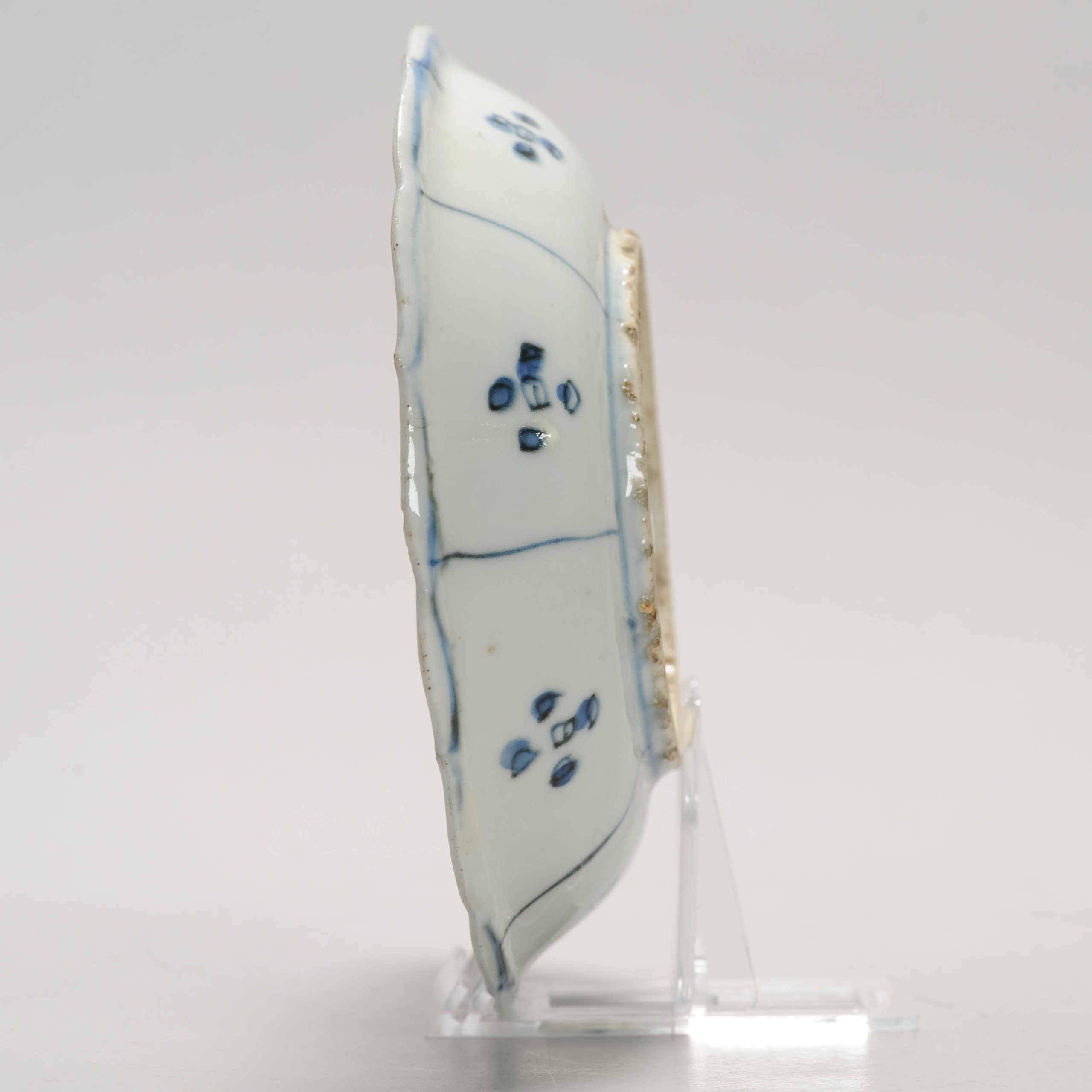 Antique Ming Period Chinese Porcelain Kraak dish symbols GRASHOPPER - Image 10