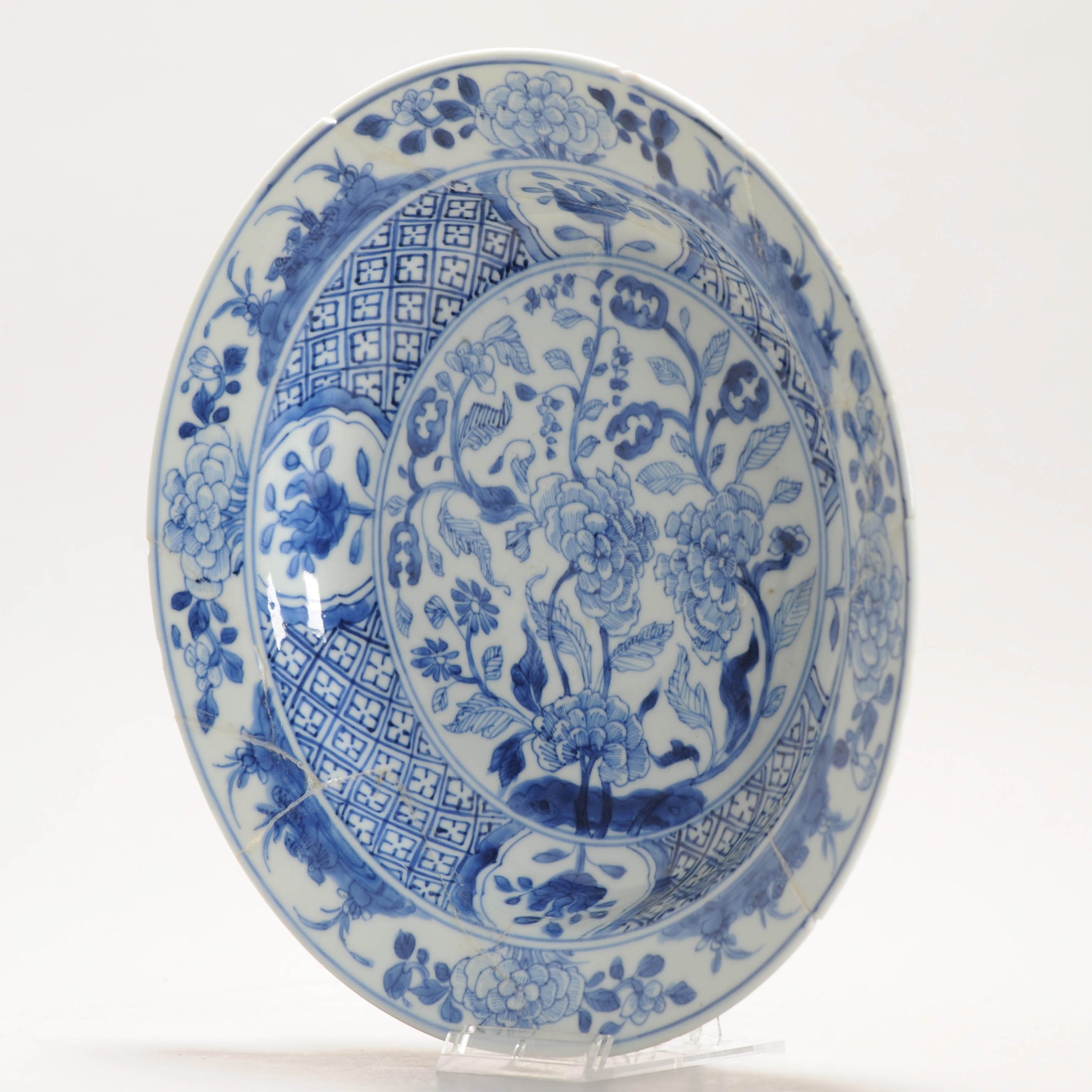 Antique Yongzheng Qing Period Chinese Porcelain Plate unMarked Base - Image 12