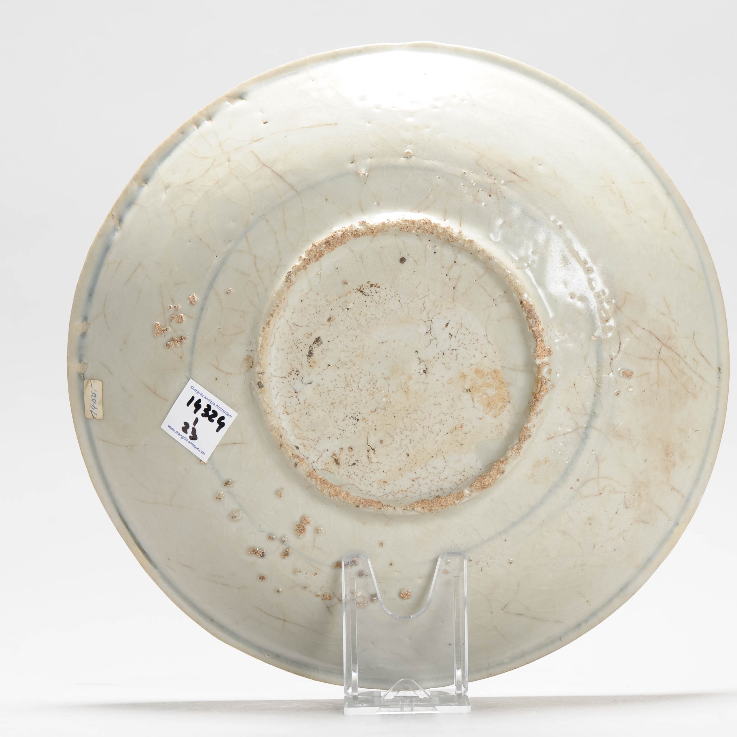 Zhangzhou 17th c Ming Antique Chinese Porcelain Famille Verte Wucai Crab Dish - Image 7