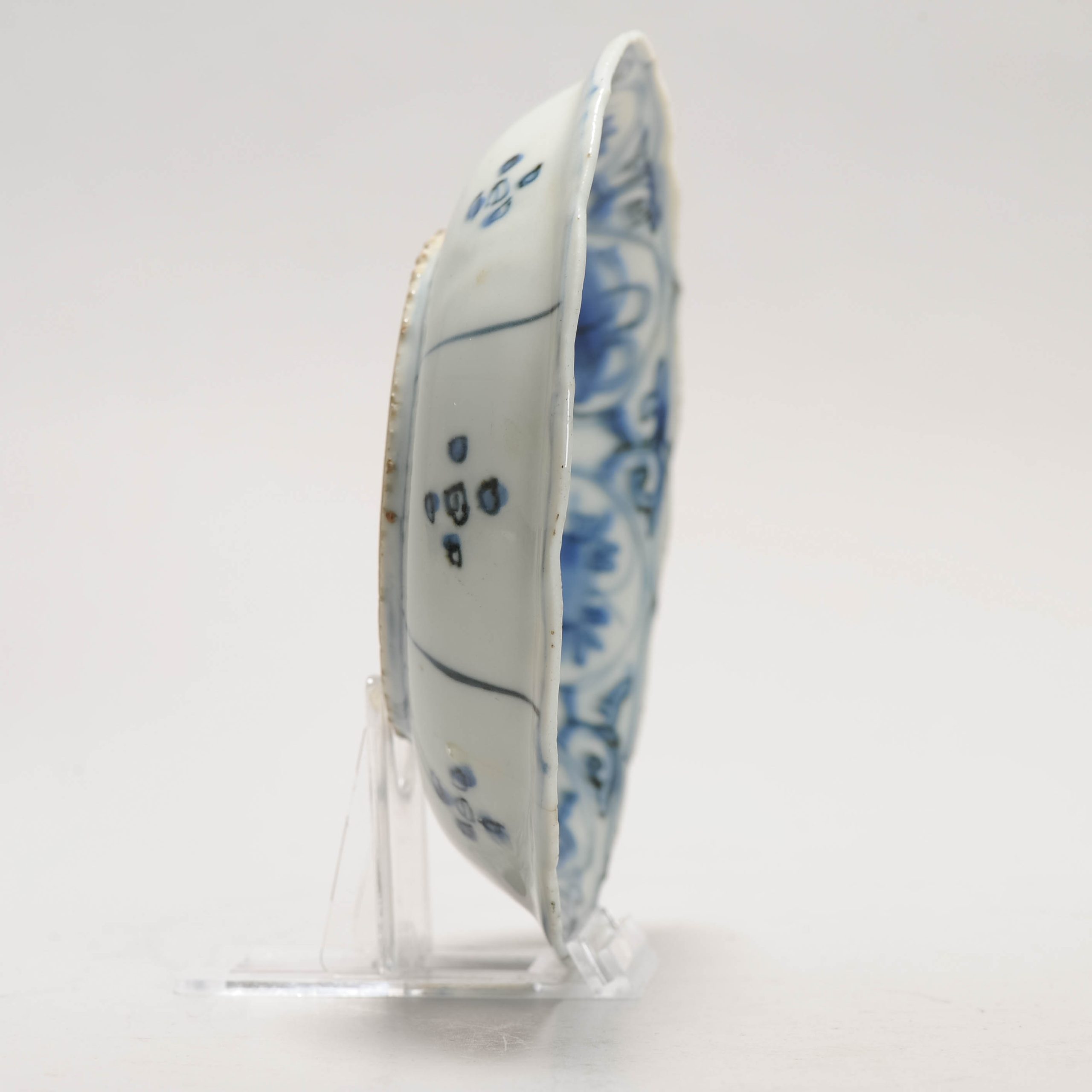 Antique Ming Period Chinese Porcelain Kraak dish symbols GRASHOPPER - Image 4