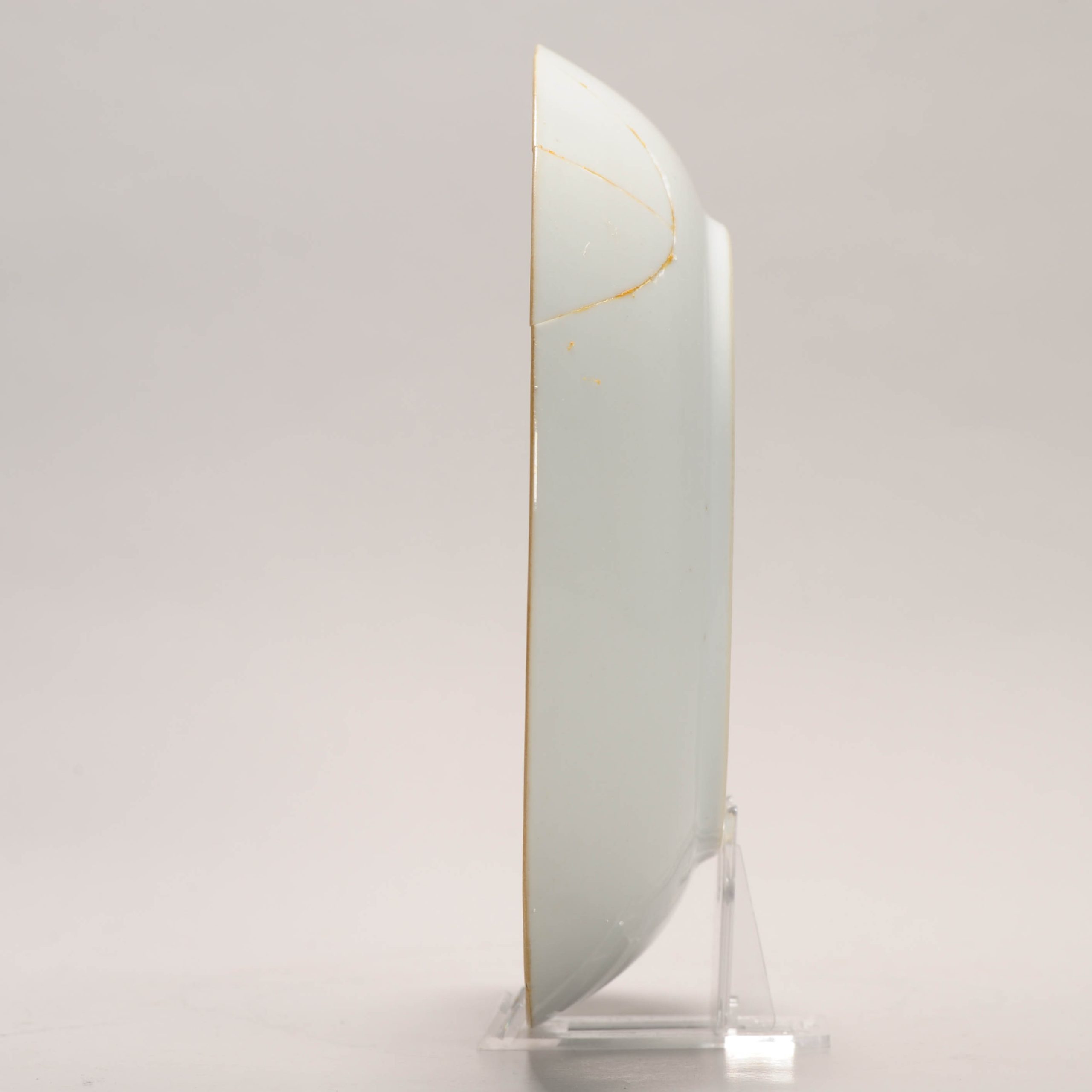 Antique Qianlong Qing Period Chinese Porcelain Plate Marked Base - Image 11