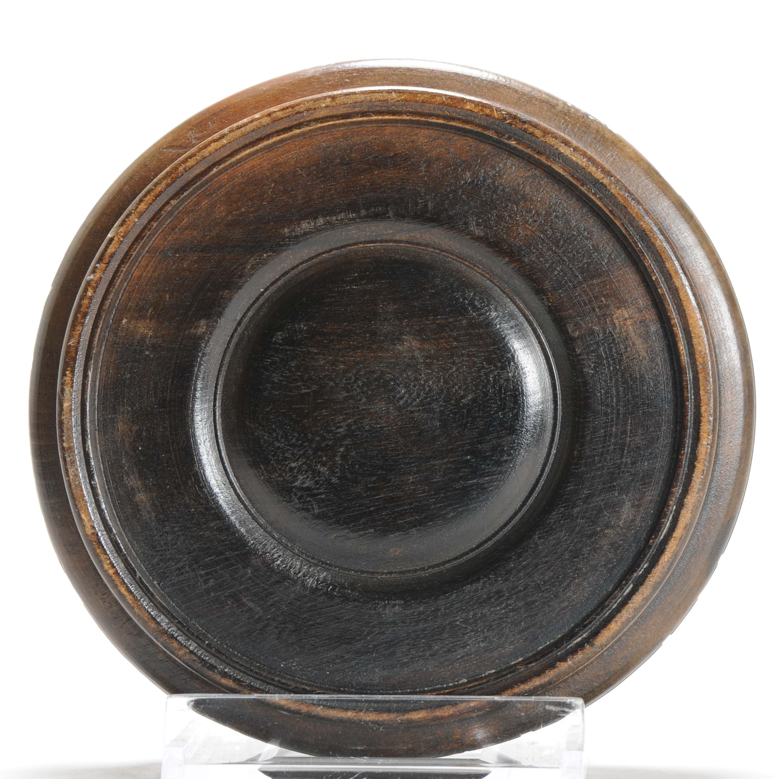 19th century Wooden Stand for Chinese or Japanese Antique Porcelain - Image 3