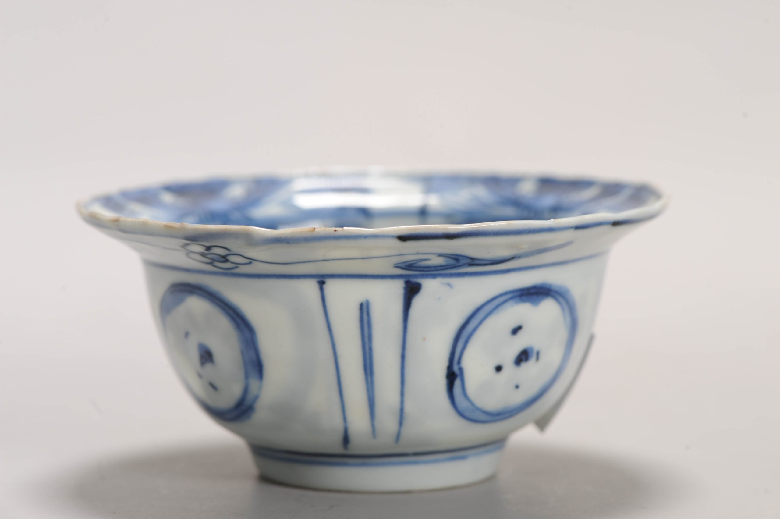 Antique Ming Period Chinese Porcelain Kraak Klapmuts Literatus Figure Masks - Image 8