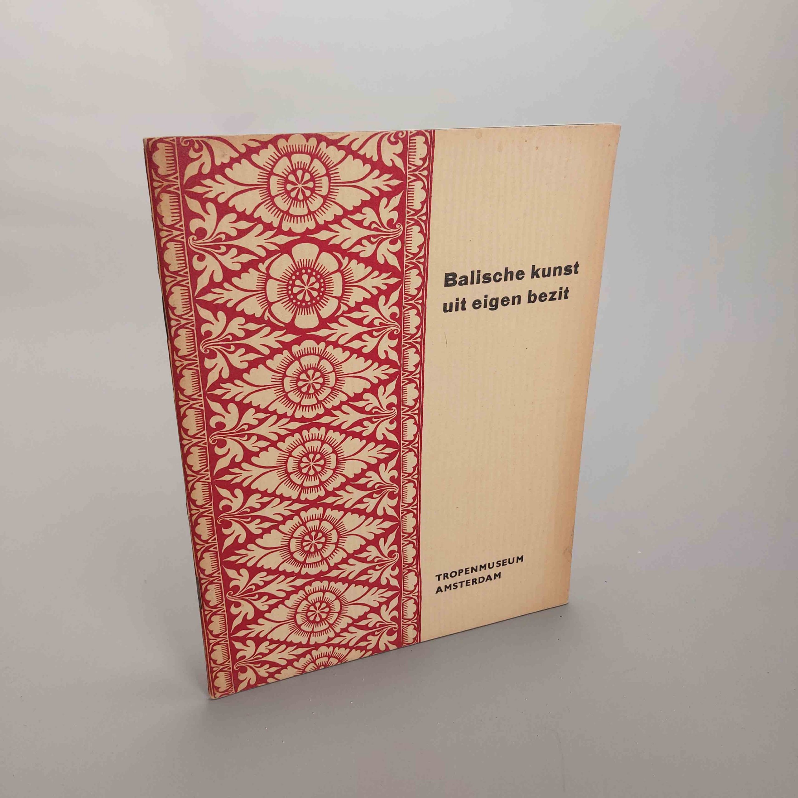 Reference Book Balinese Art – Tropenmuseum – 1952 – Balische Kunst uit eigen Bezit