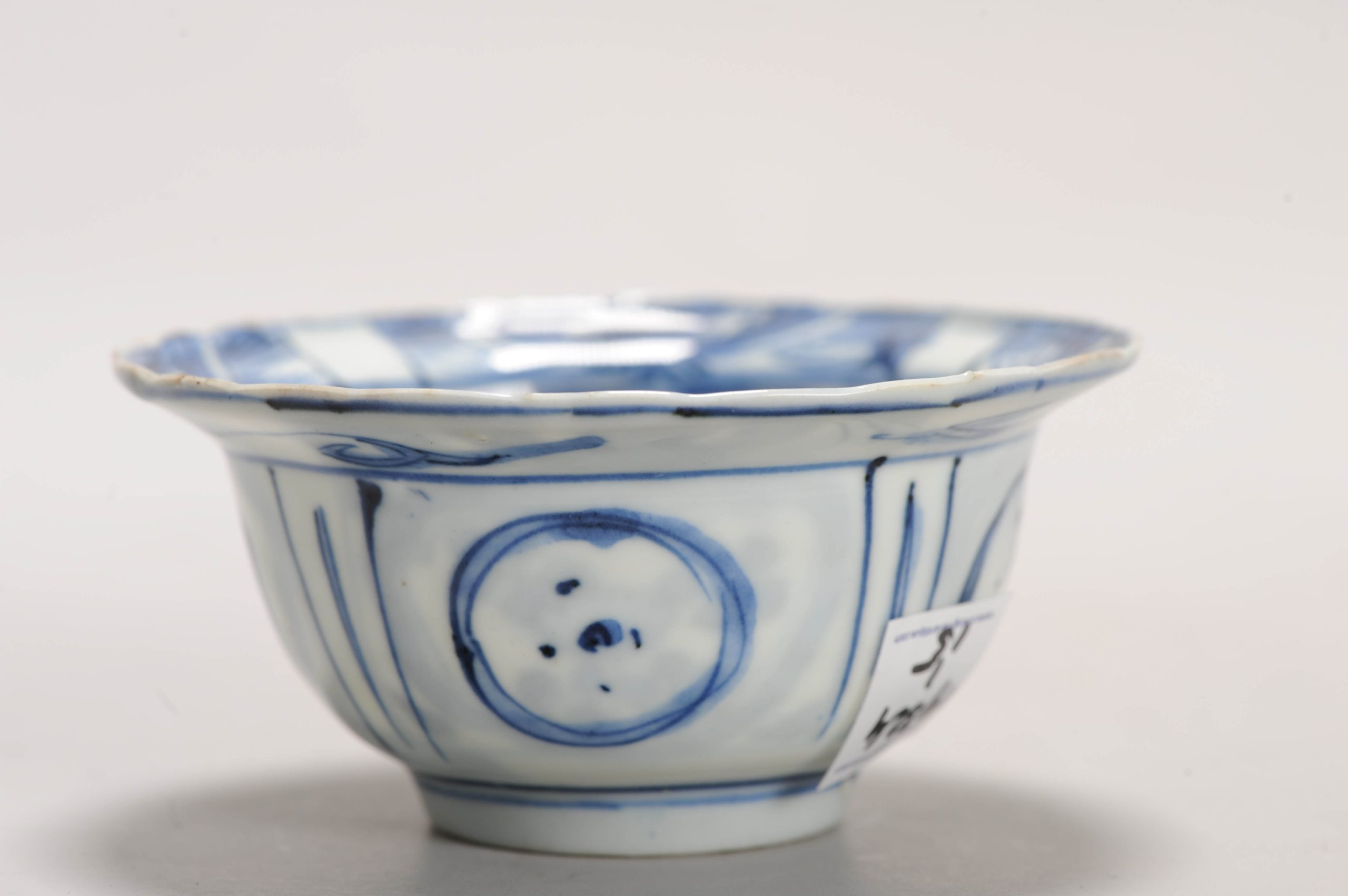 Antique Ming Period Chinese Porcelain Kraak Klapmuts Literatus Figure Masks - Image 7