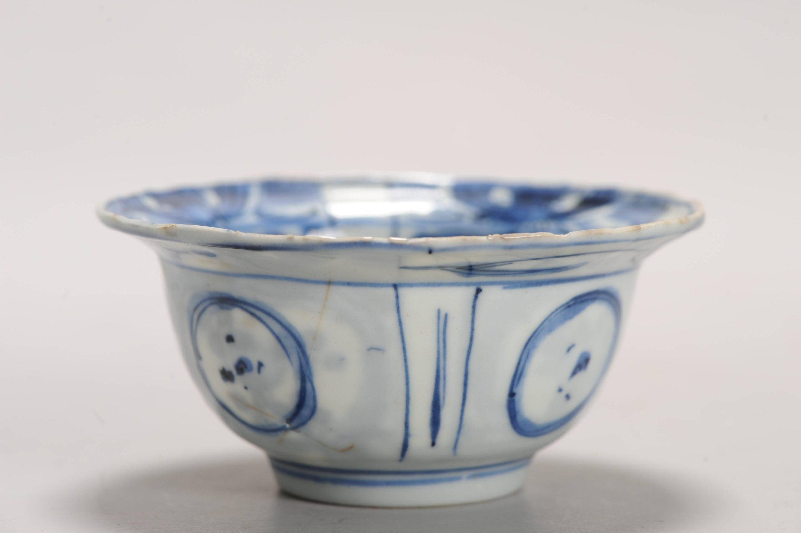 Antique Ming Period Chinese Porcelain Kraak Klapmuts Literatus Figure Masks - Image 10