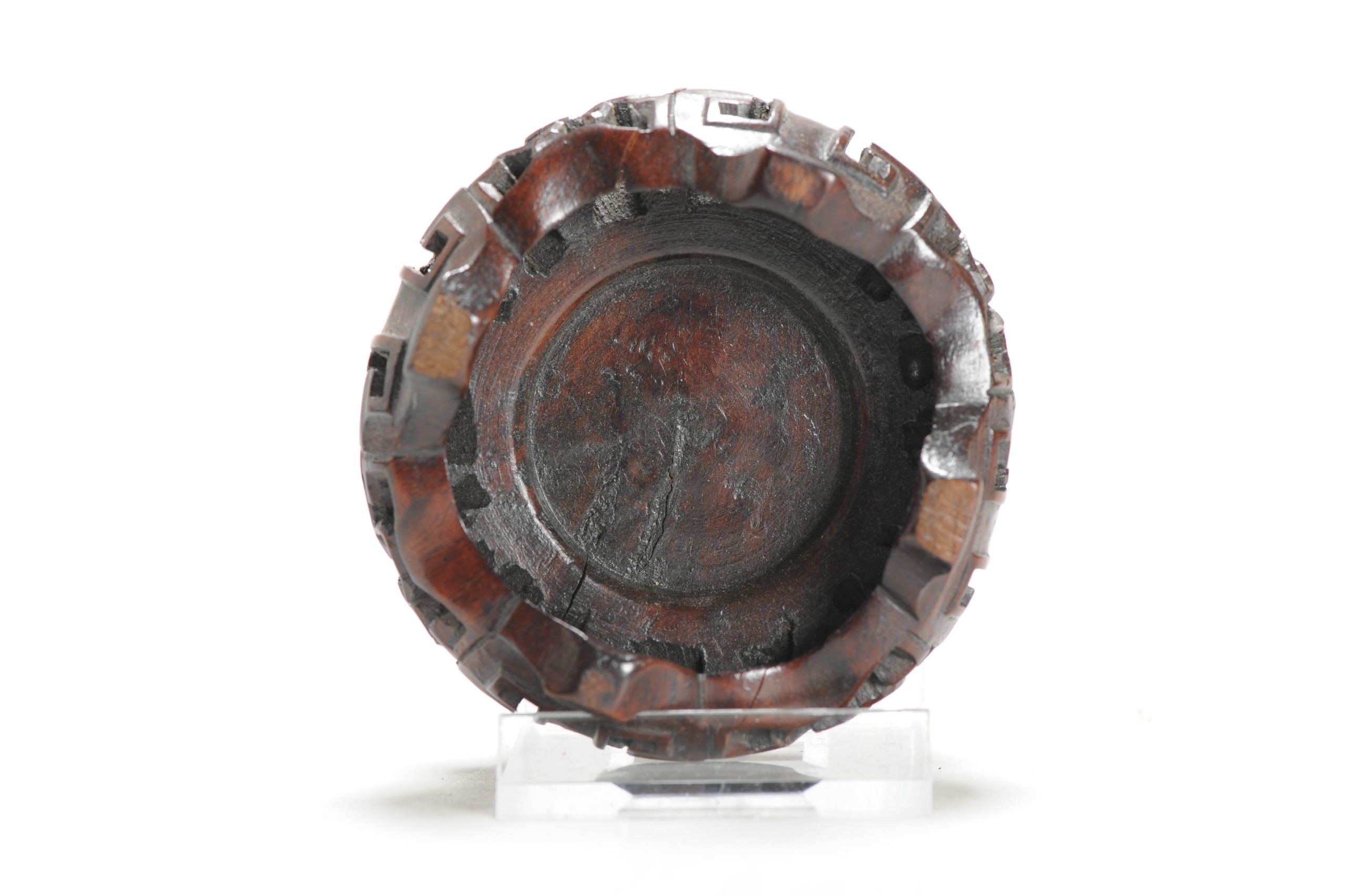19th century Wooden Miniature Stand for Chinese or Japanese Antique Porcelain - Image 3