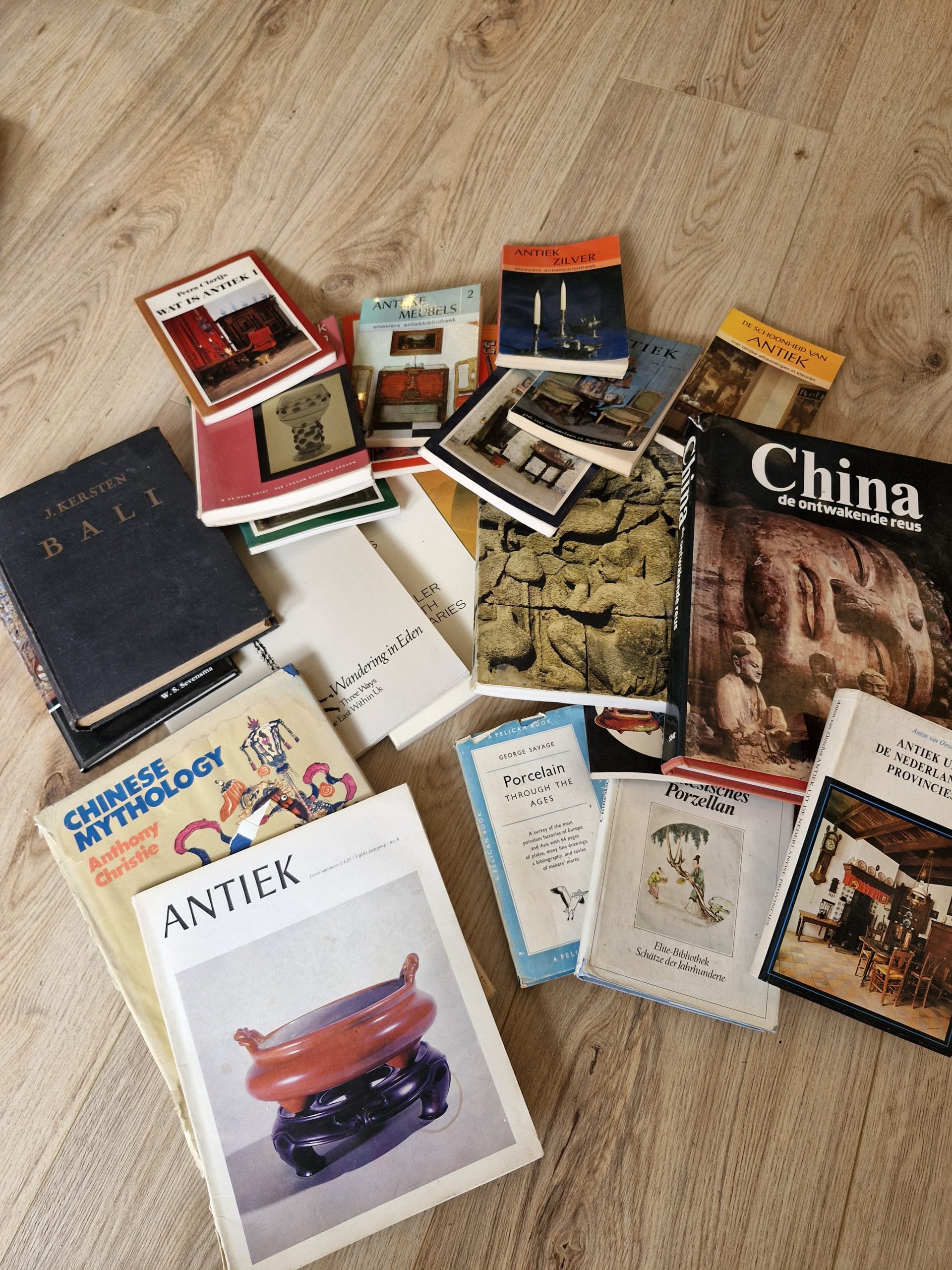 # 22 Reference Antique Books –  China, Bali, Silver, Porcelain & Furniture