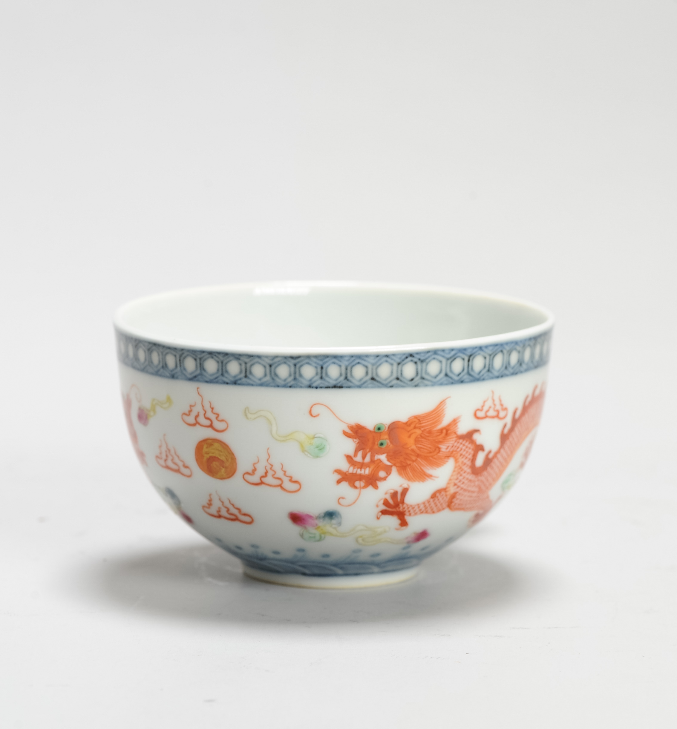 Antique 19th c Chinese Porcelain Guangxu Mark and Period Teabowl Qing Period - Image 10