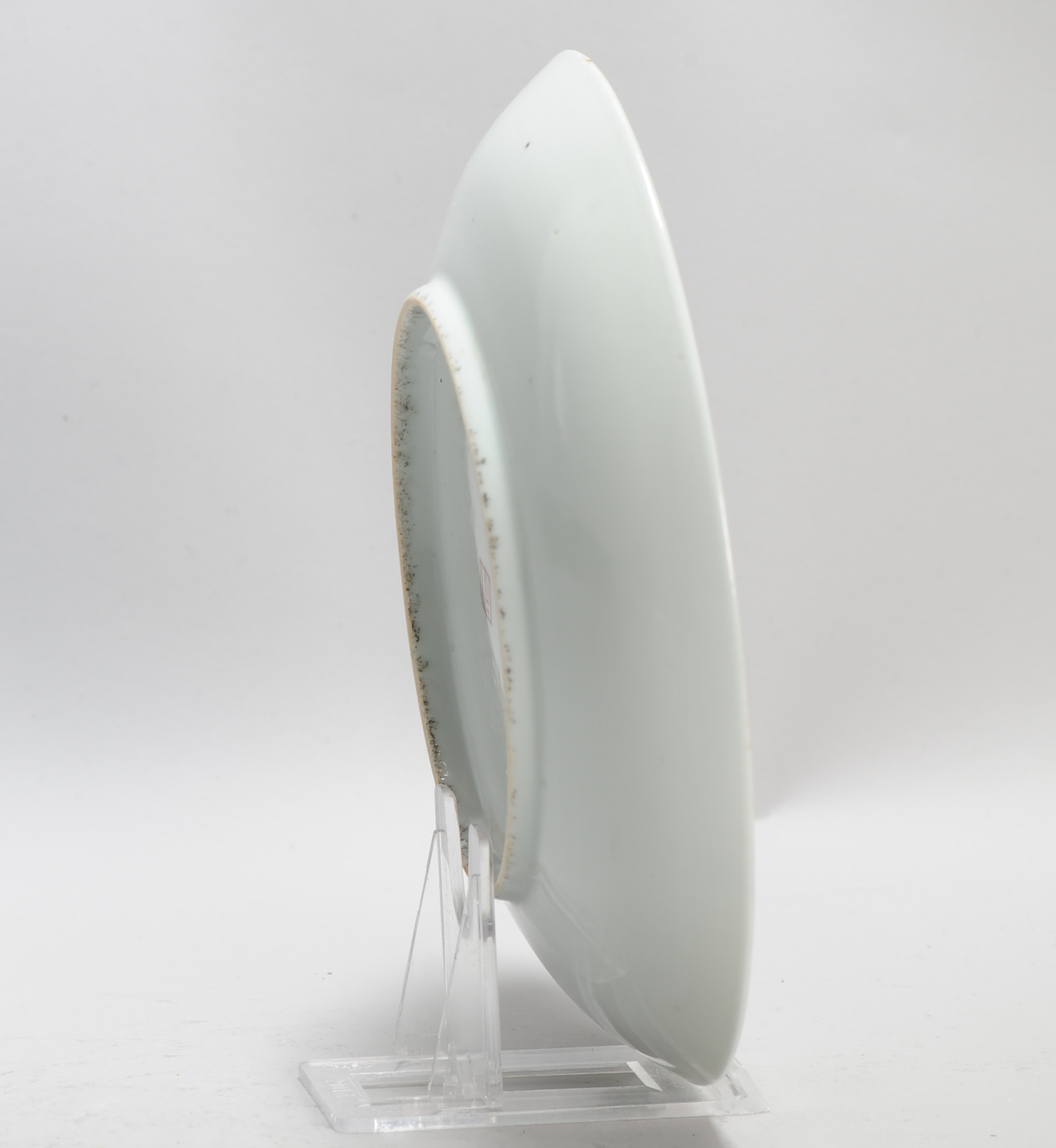 Antique 19 or early 20th c Chinese Porcelain Rooster Plate Republic or Qing Period - Image 9