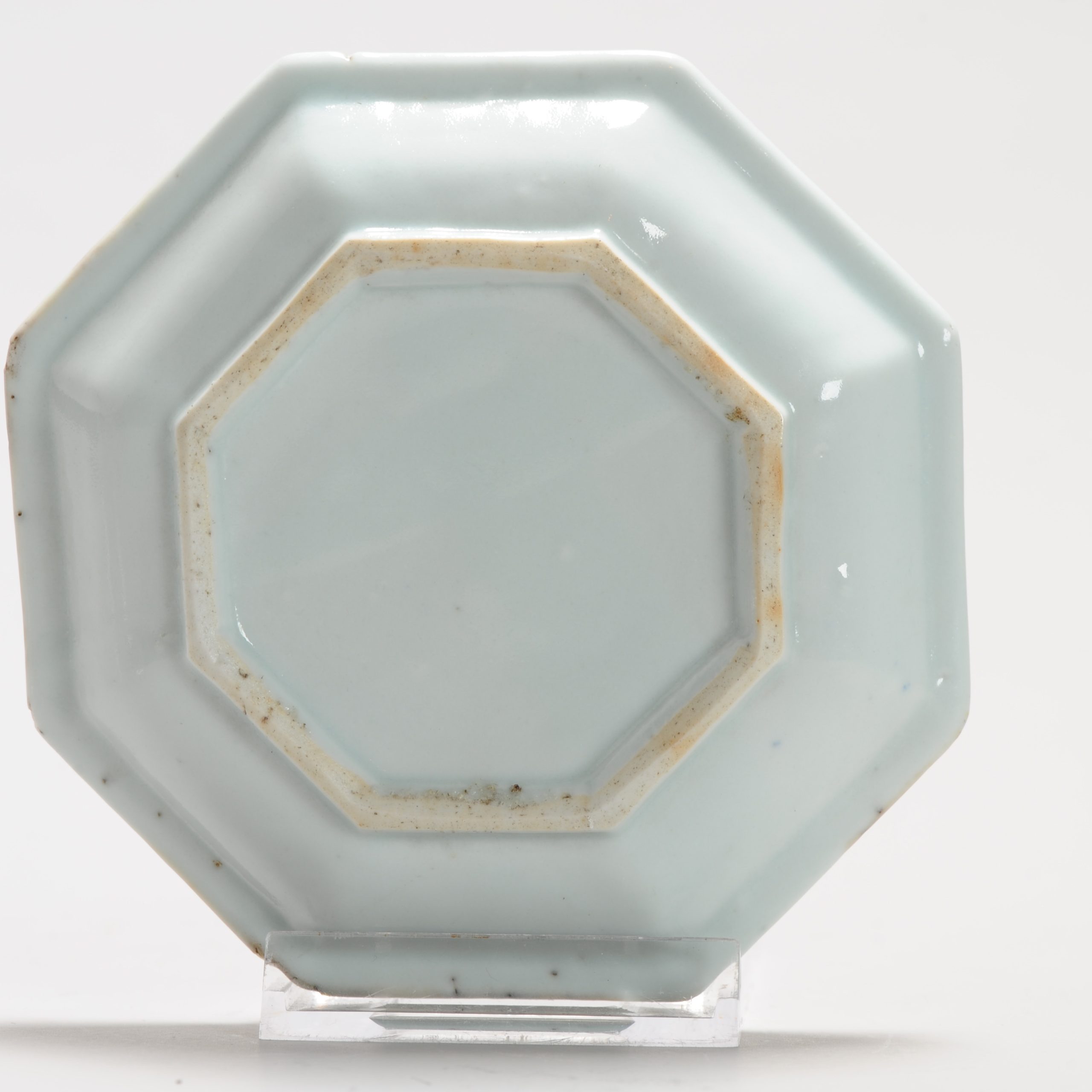 Antique Chinese Porcelain Ko Sometsuke Dish Chongzhen Period Dragon Pearl - Image 8