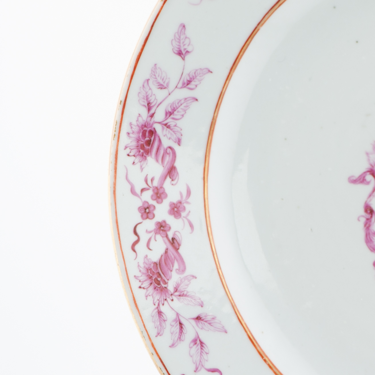 18C Qianlong period Chinese Porcelain Plate Armorial Flower Imperial Quality - Image 14
