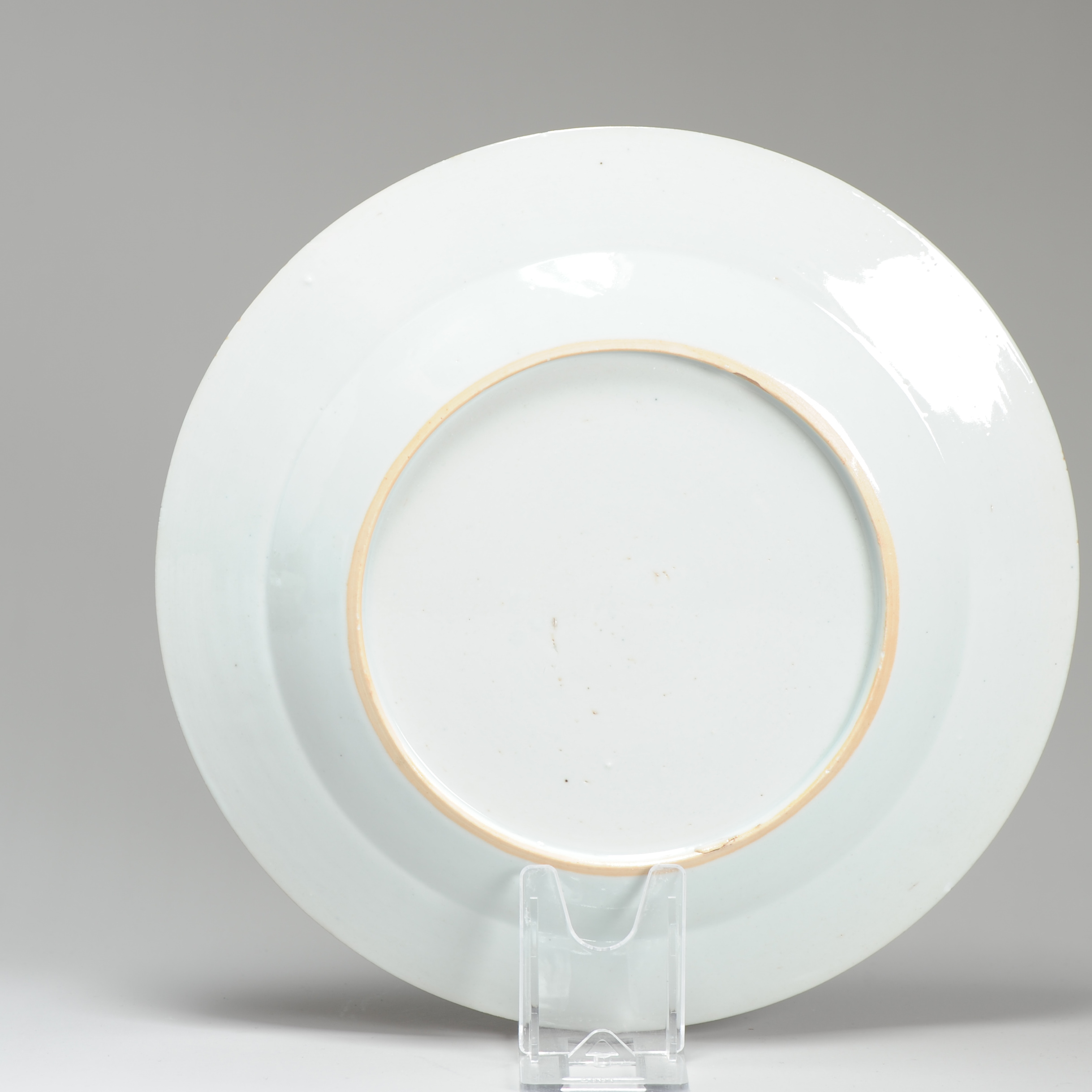 18C Qianlong period Chinese Porcelain Plate Armorial Flower Imperial Quality - Image 5