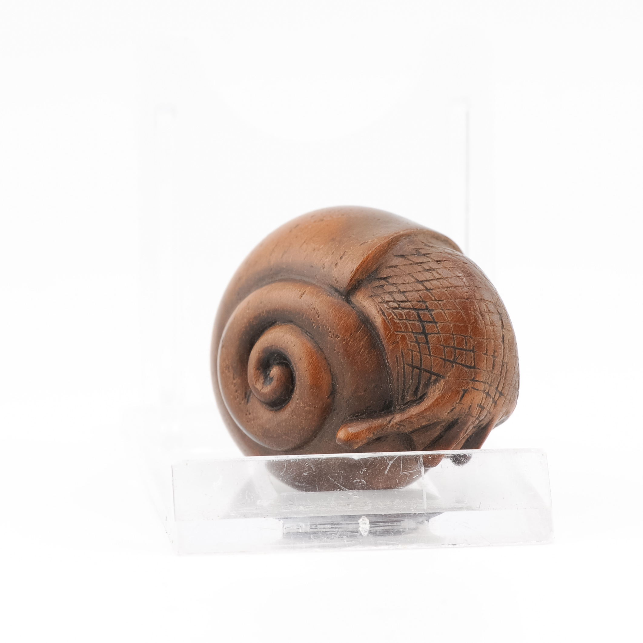 Antique Netsuke 19/20th C Japanese Japan Snail Meiji Period