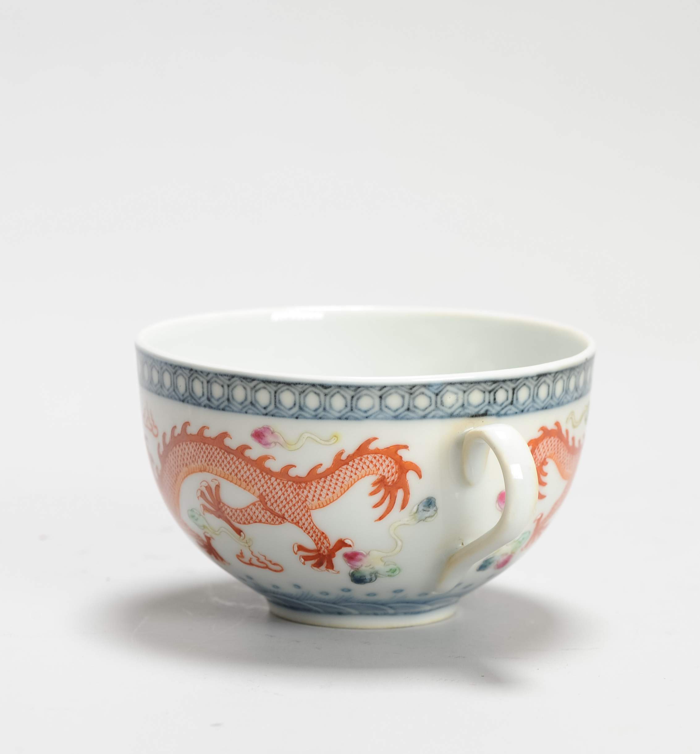 Antique 19th c Chinese Porcelain Guangxu Mark and Period Teabowl Qing Period - Image 12