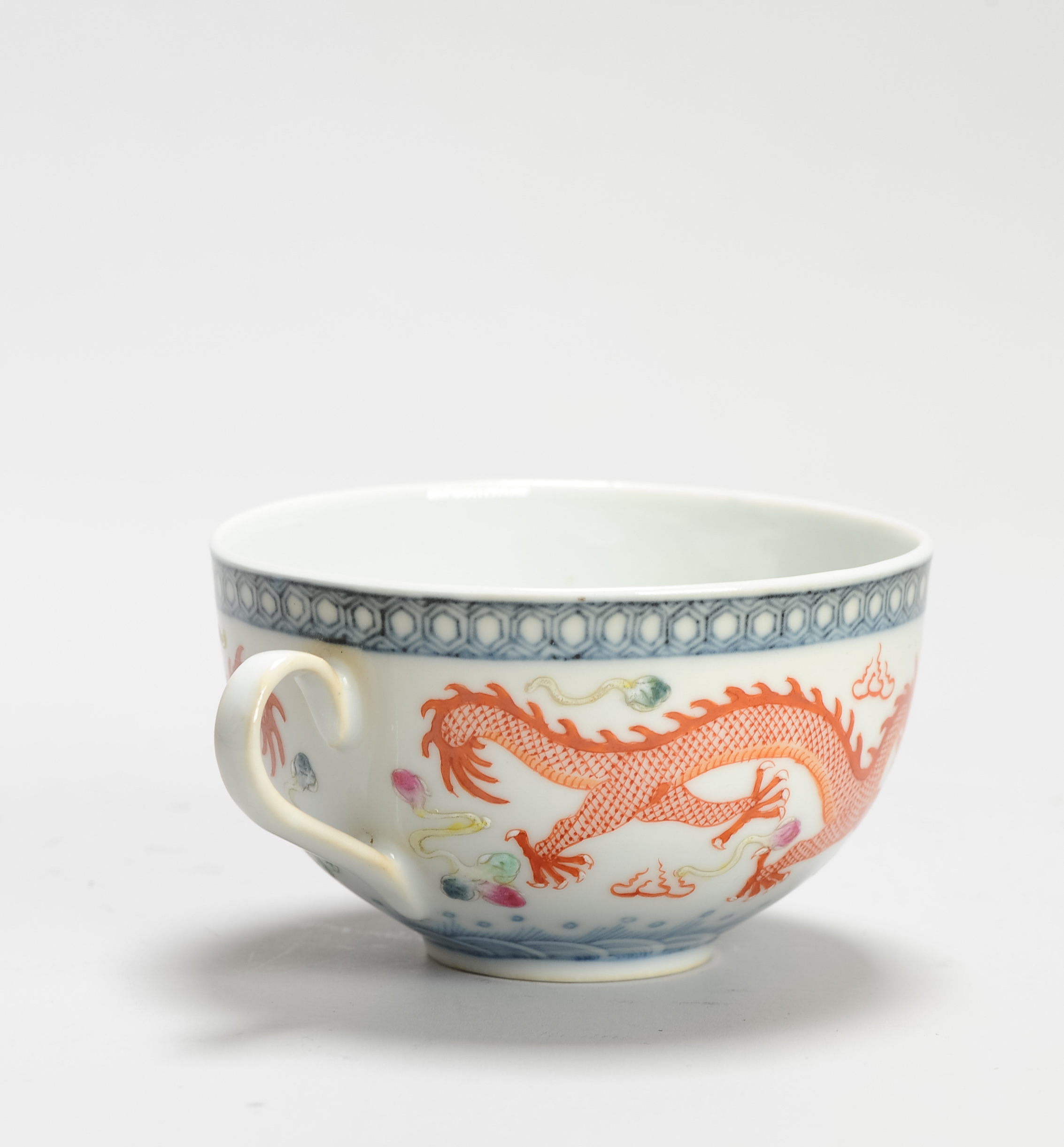 Antique 19th c Chinese Porcelain Guangxu Mark and Period Teabowl Qing Period - Image 13