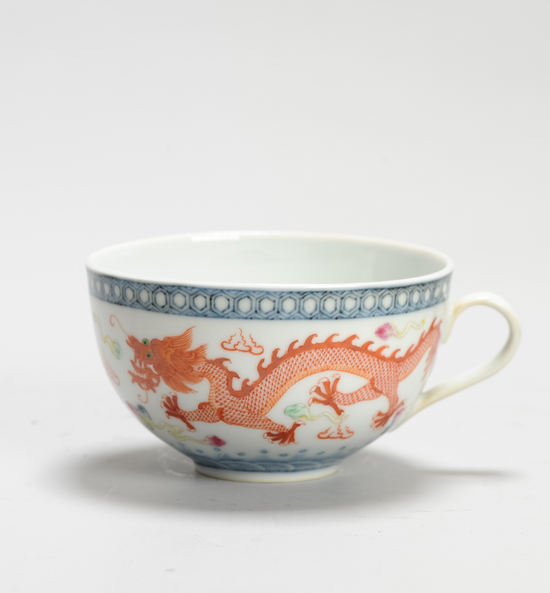 Antique 19th c Chinese Porcelain Guangxu Mark and Period Teabowl Qing Period - Image 11