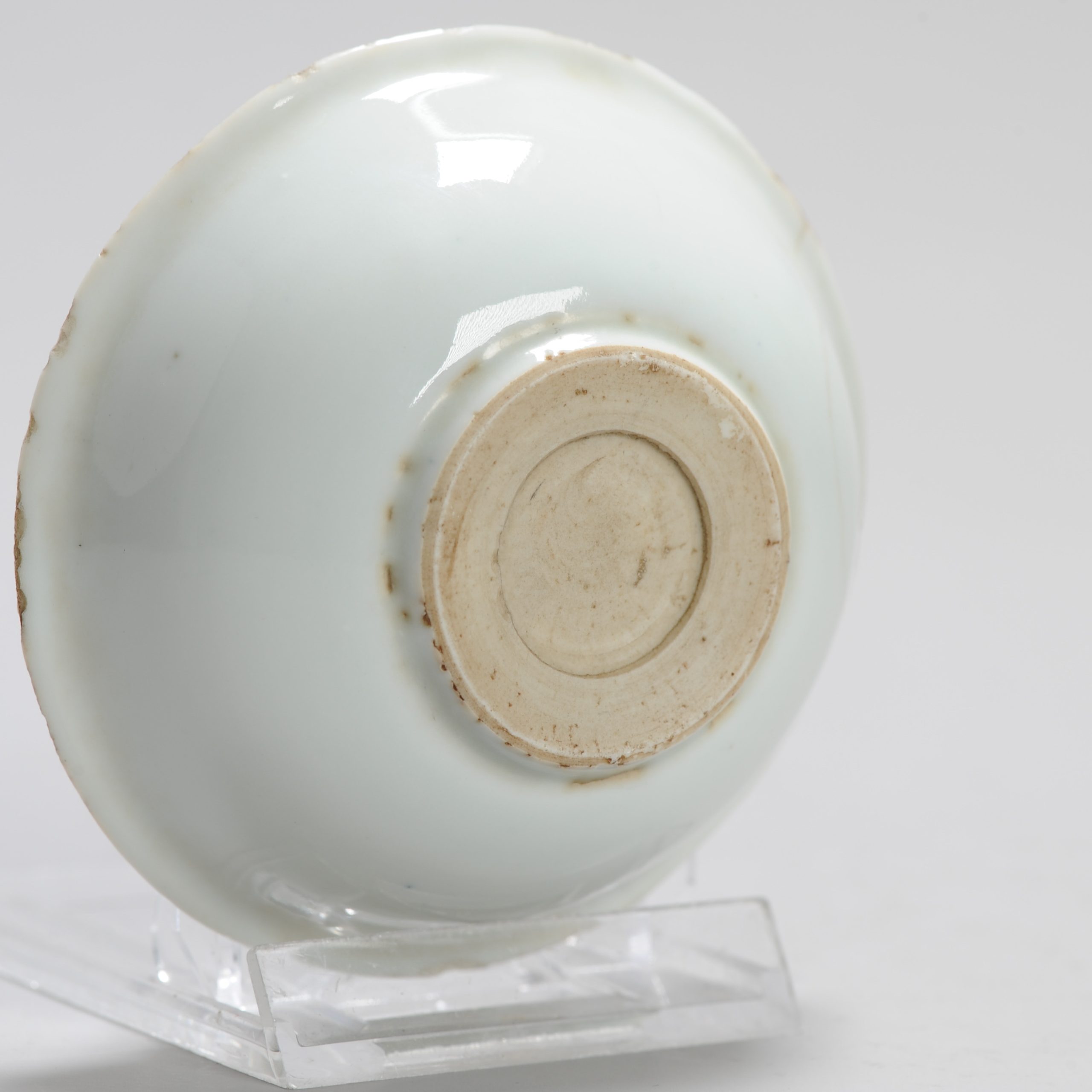 Antique Chinese Porcelain Ko Sometsuke Little Bowl Tianqi Period Ni Zan Style - Image 8