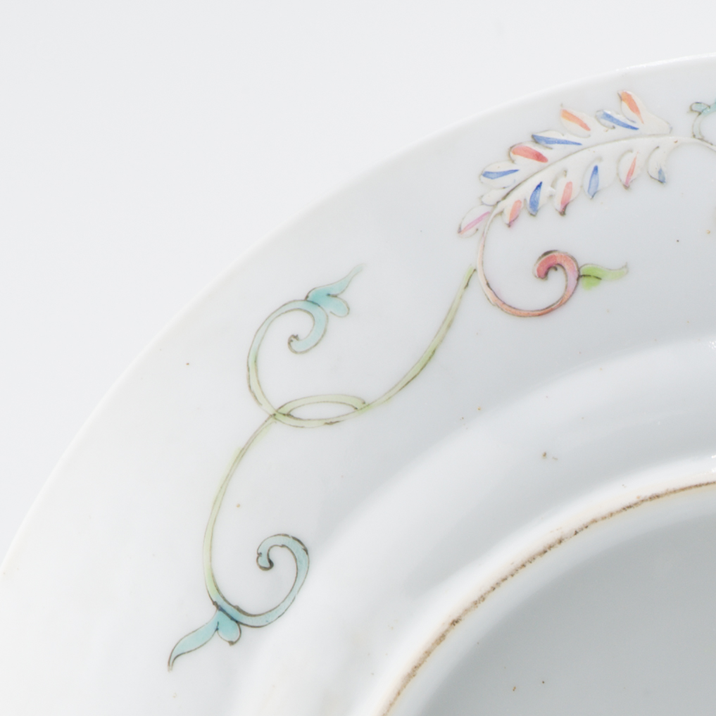 Antique 1st half of 20th c Chinese Porcelain Marked Millefiori Plate Republic Period - Image 13