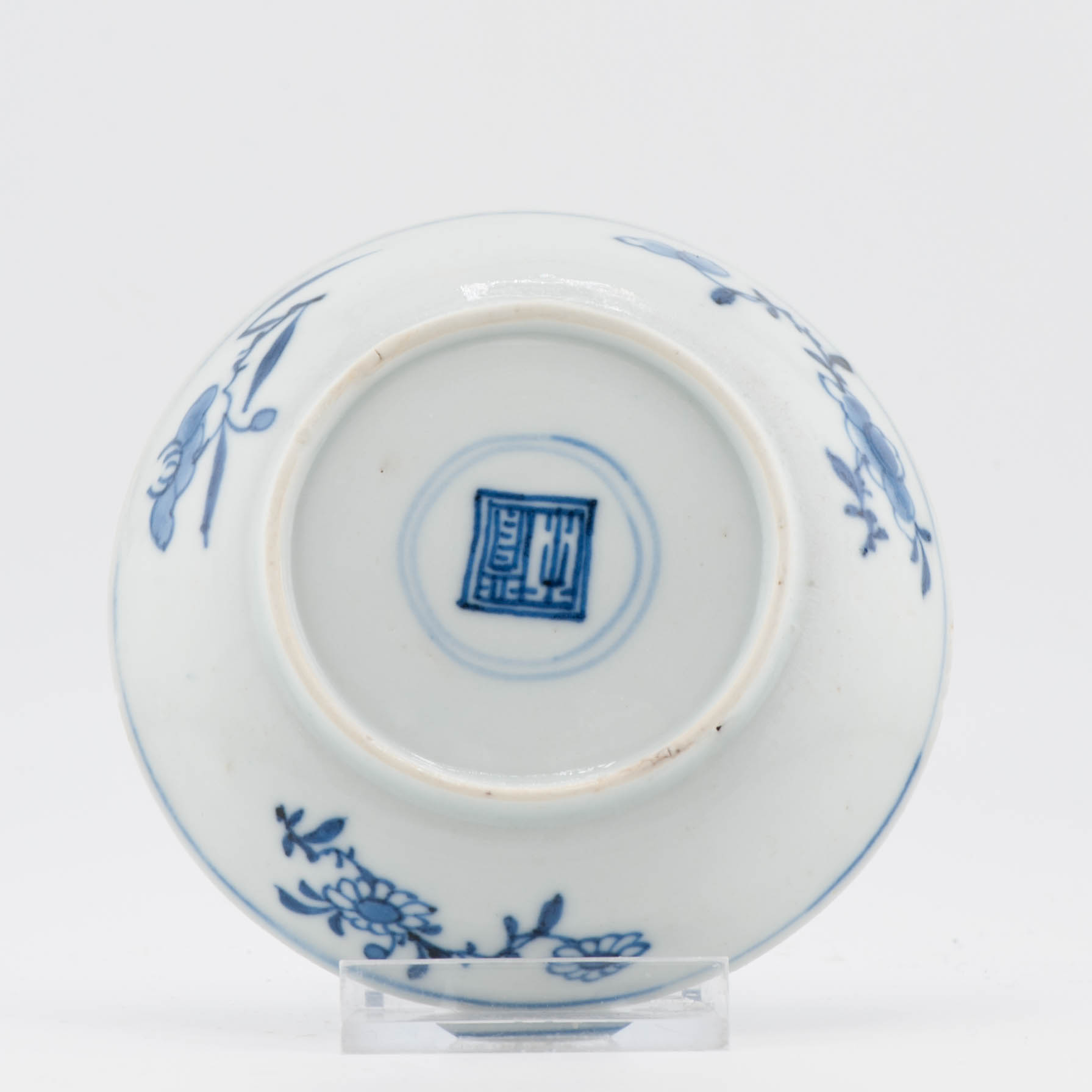 Antique Chinese Porcelain Kangxi Period Porcelain Dish Zotjes Children Marked - Image 2